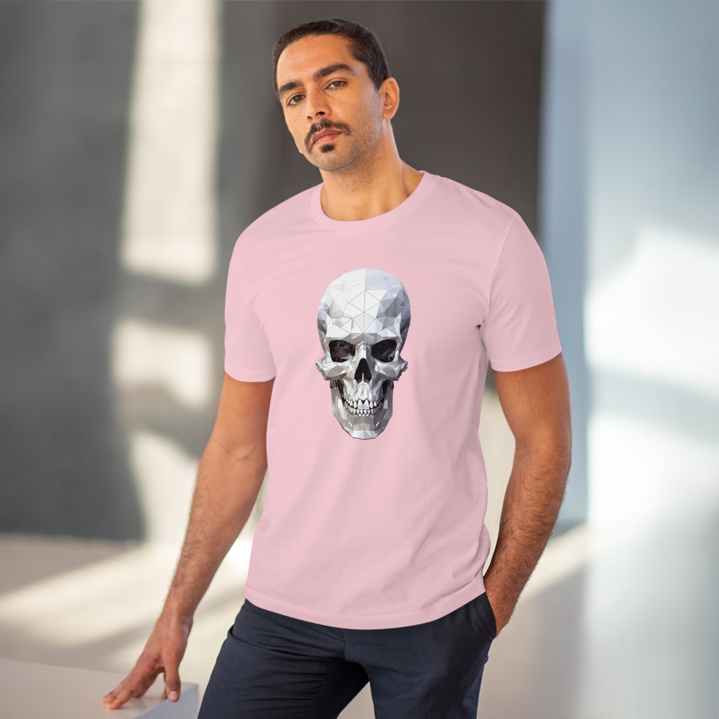 Skull Polygonal T-Shirt - Embrace Edgy Style