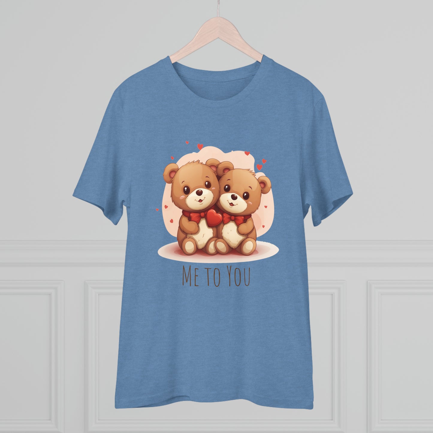 Me to You Teddy Bear Couple Tee - Eco-Friendly Love Shirt - Valentine's Day Special