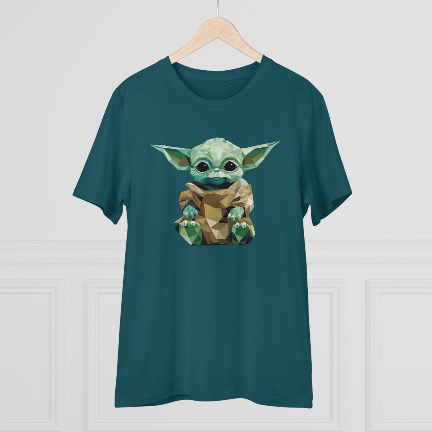 Baby Yoda Grogu Polygonal T-Shirt - Embrace Adorable Force - Star Wars