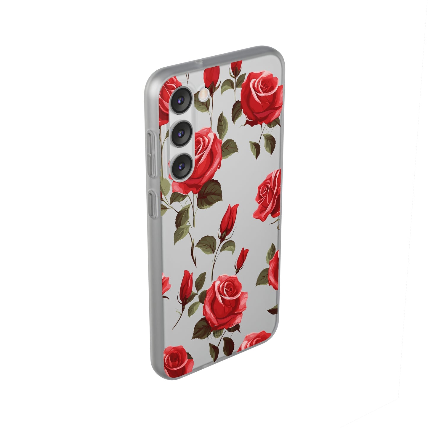 Delicate Rose Flexi Transparent Phone Case