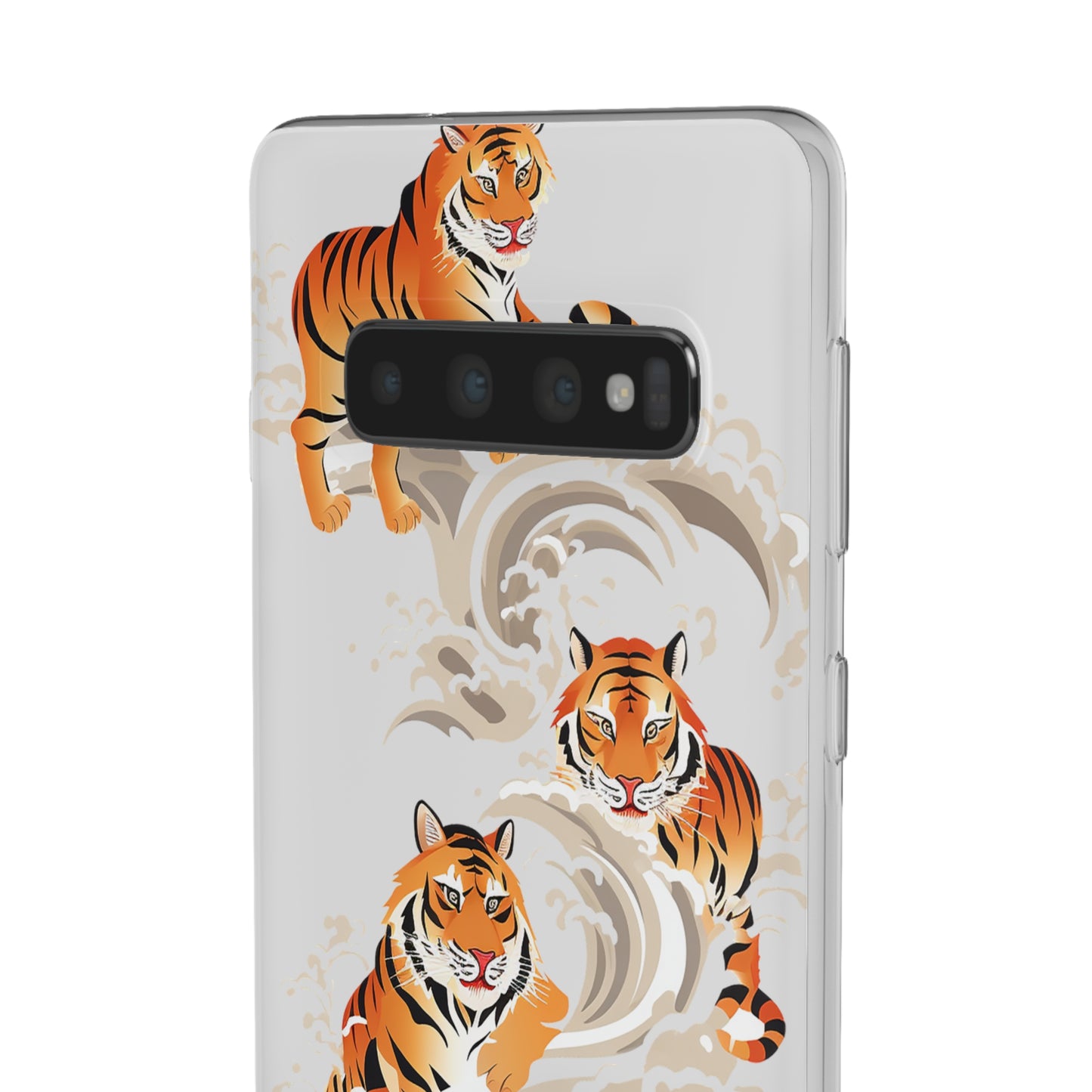 Elegant Chinese Ink Tiger Flexi Phone Case