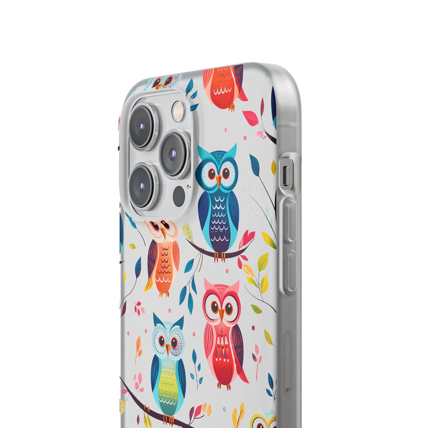 Whimsical Owl Flexi and Transparent Phone Case
