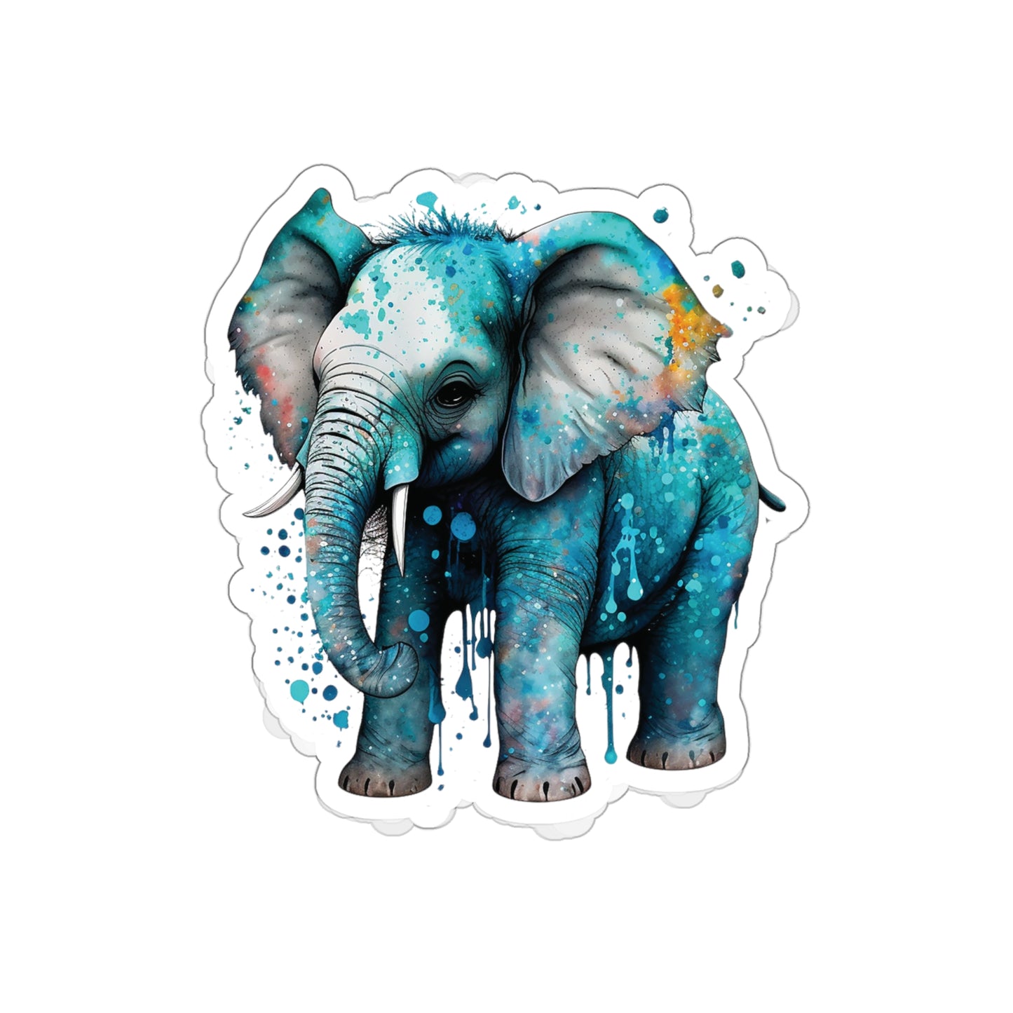 Elephant Sticker - Add Some Adorable and Unique Style to Your Tech