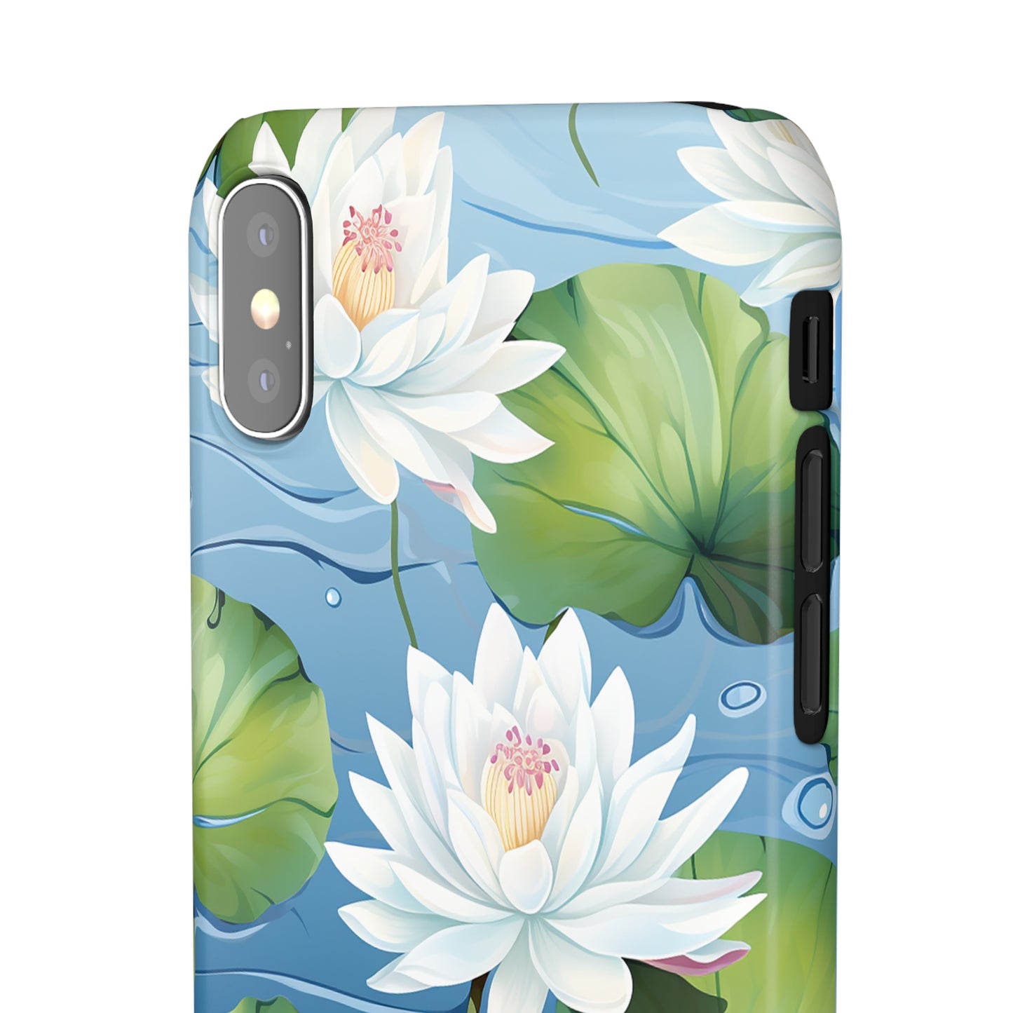 Elegant Water Lilies: Premium Phone Case
