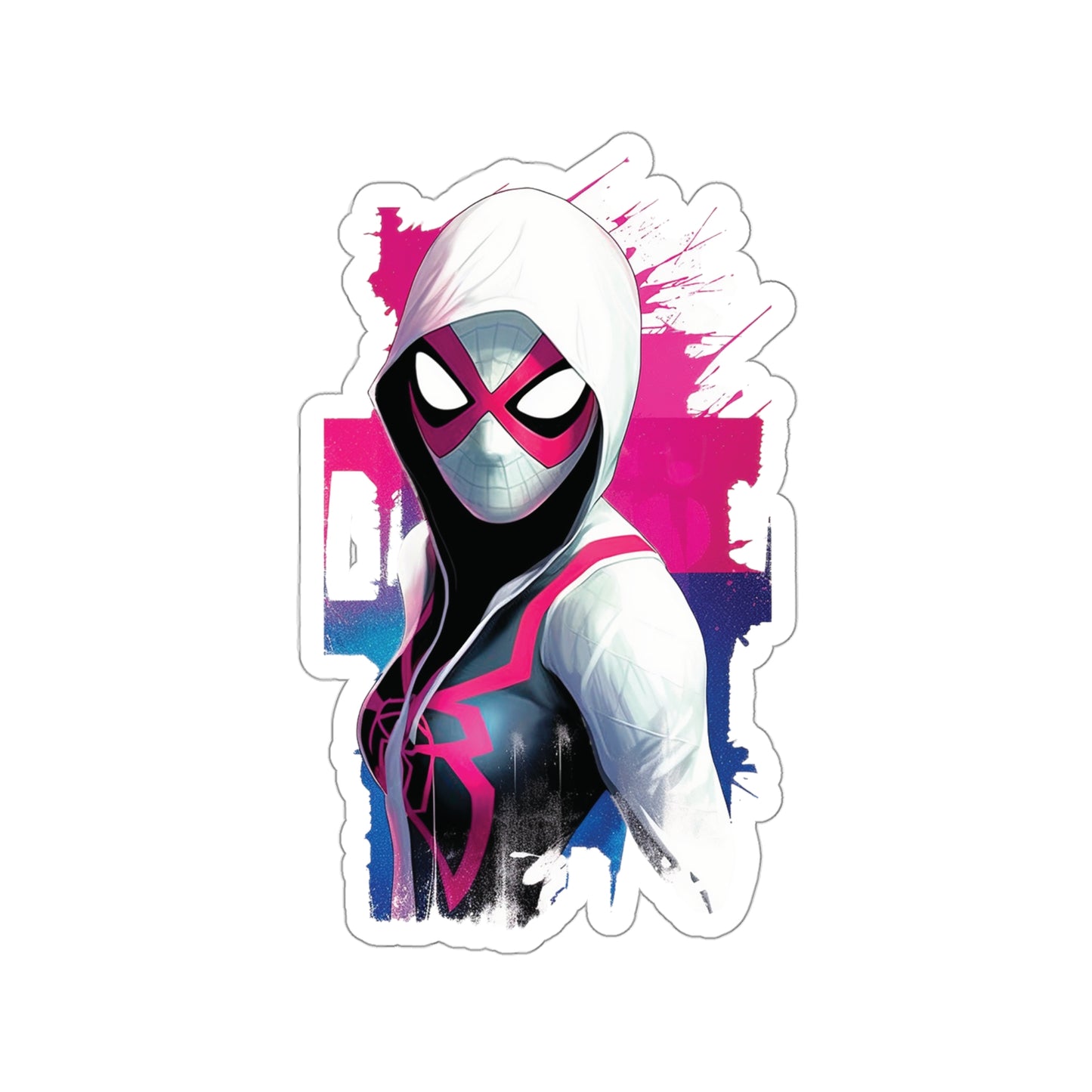 Spider Gwen Stacy Sticker - Add Some Unique and Colorful Style to Your Tech - Spider Man - Miles Morales