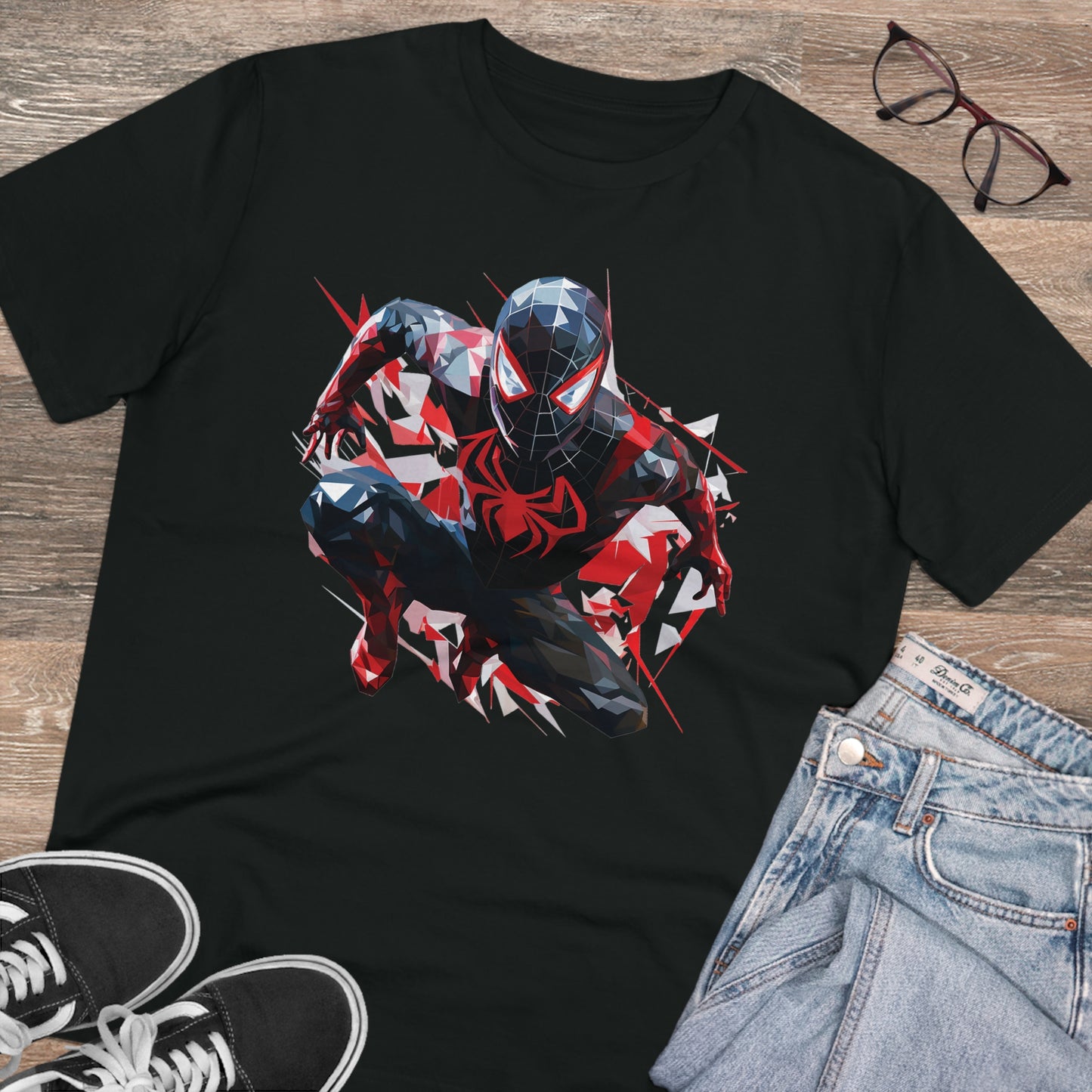 Miles Morales Polygonal T-Shirt - Embrace the Ultimate Style