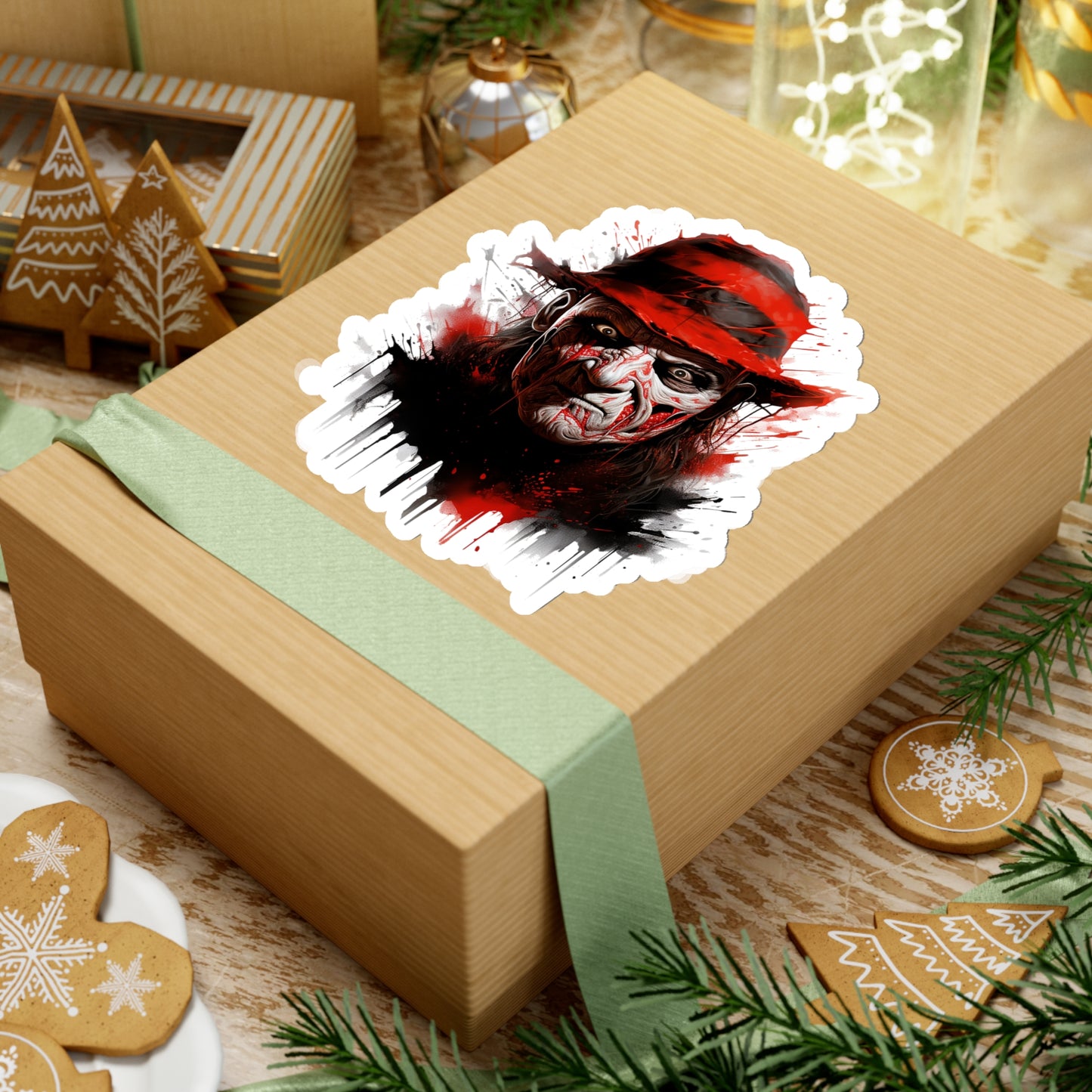 Freddy Kruger sticker - Premium Halloween Sticker