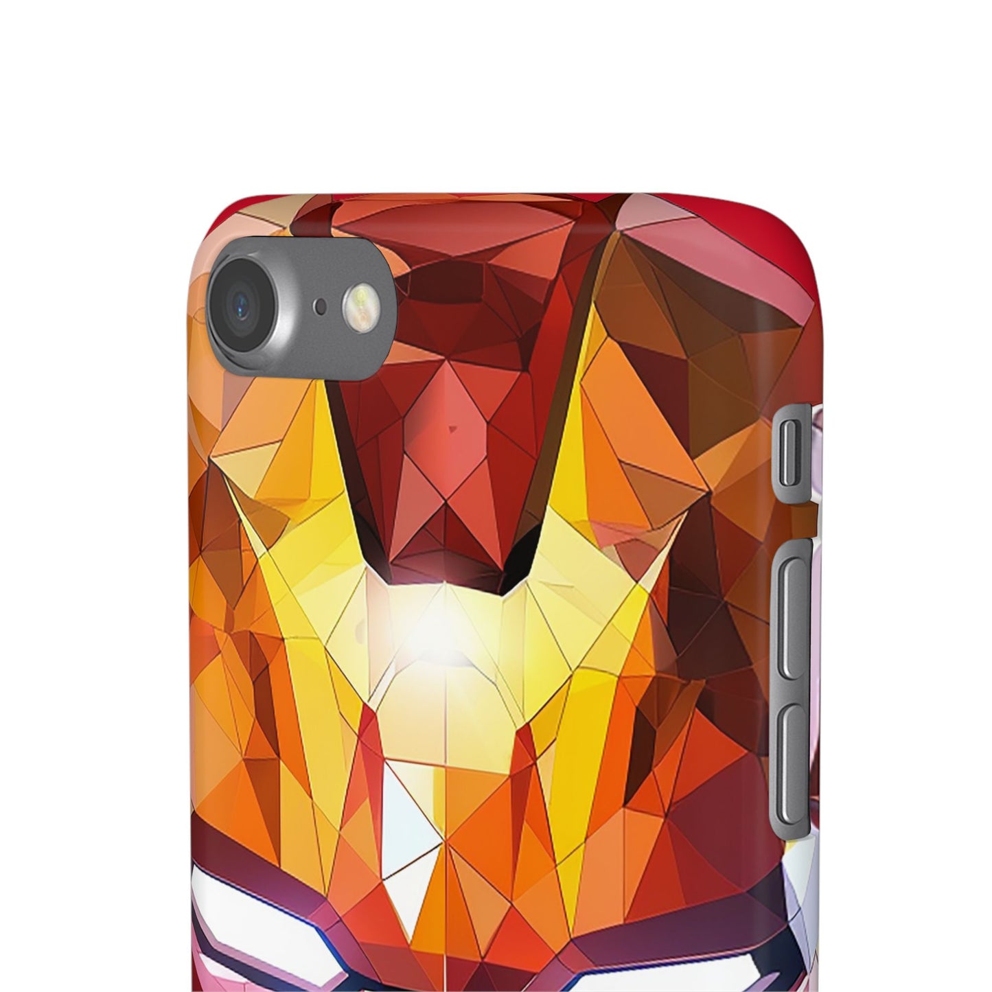 Phone Case - Iron Man helmet polygonal style
