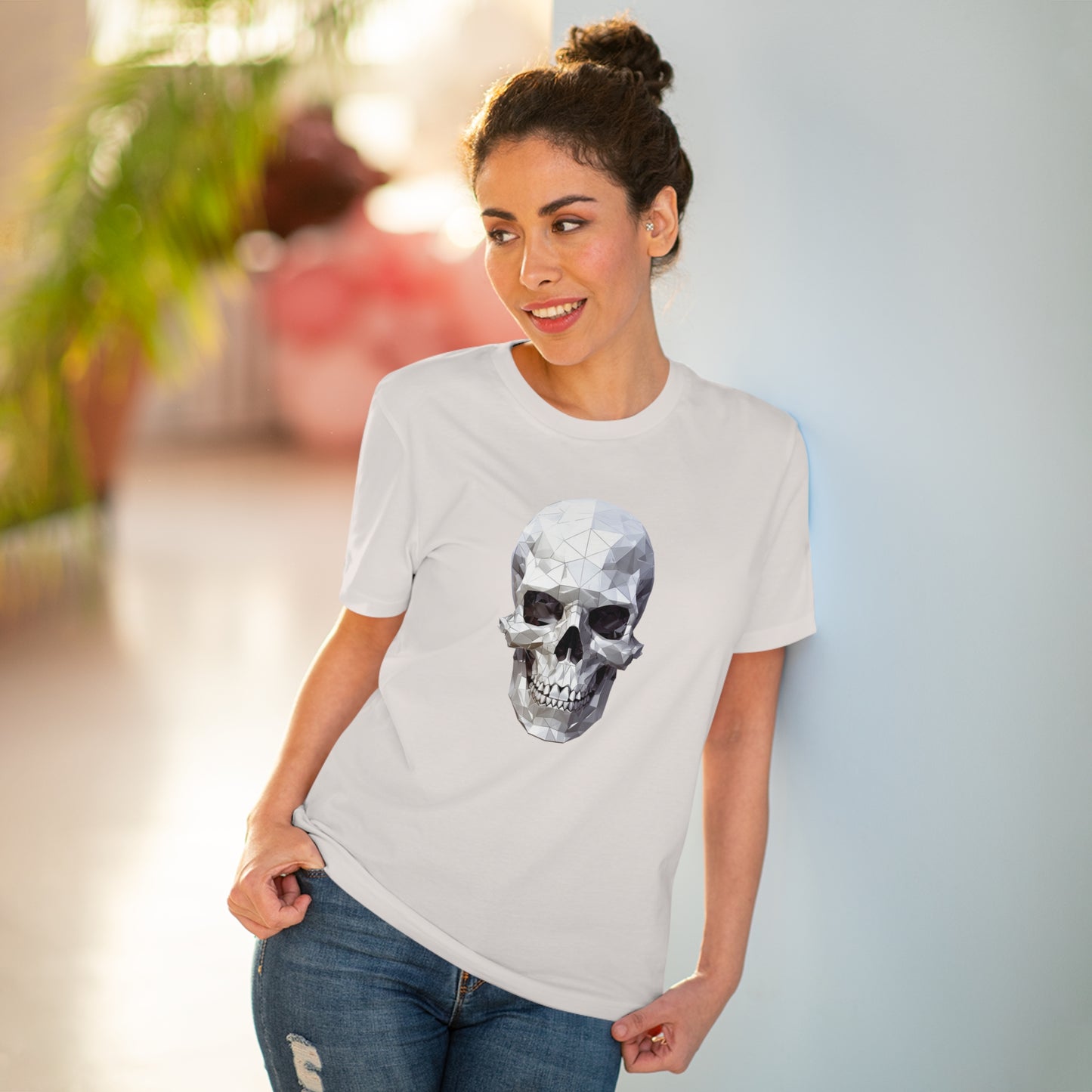 Skull Polygonal T-Shirt - Embrace Edgy Style