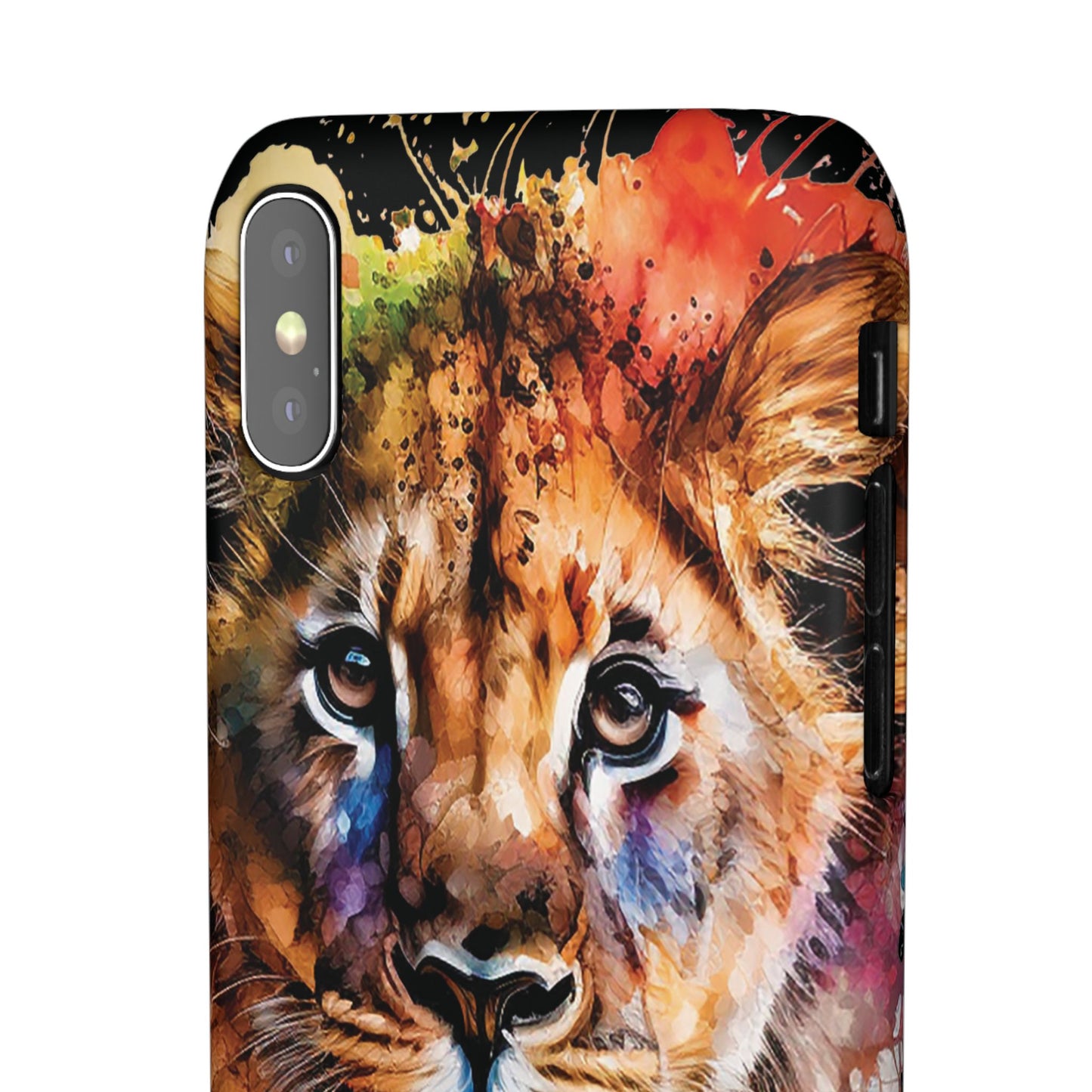 Phone Case Watercolor Lion Cub