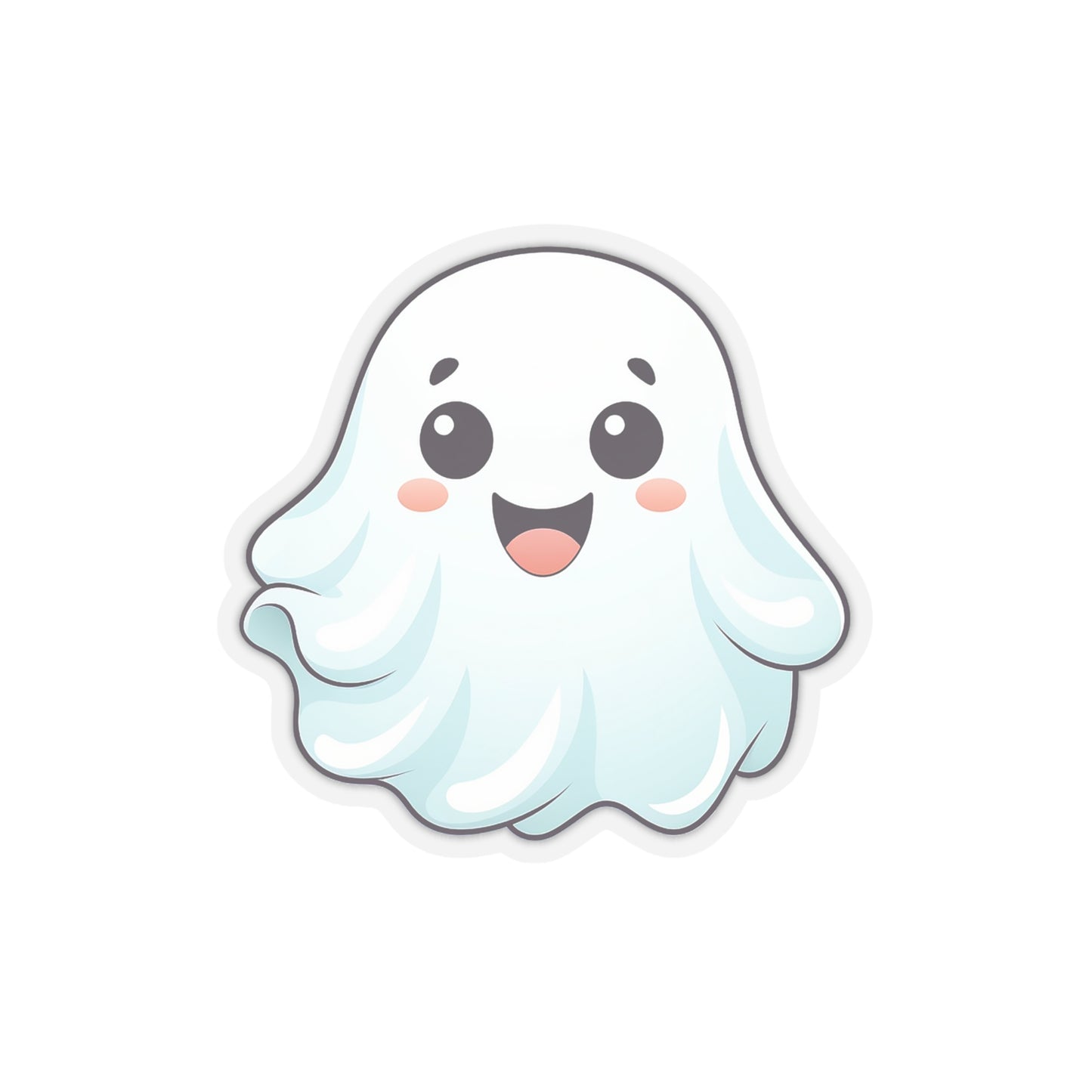 Halloween Special: Kawaii Ghost Sticker