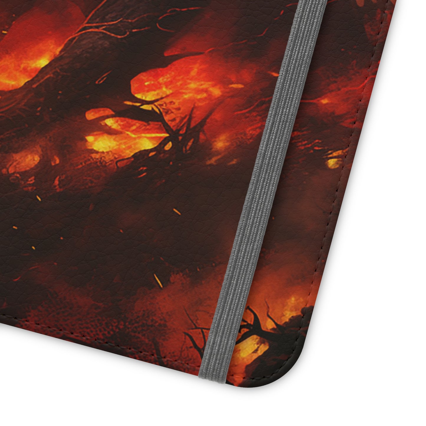 Apocalyptic Red Dragon Flip Phone Case