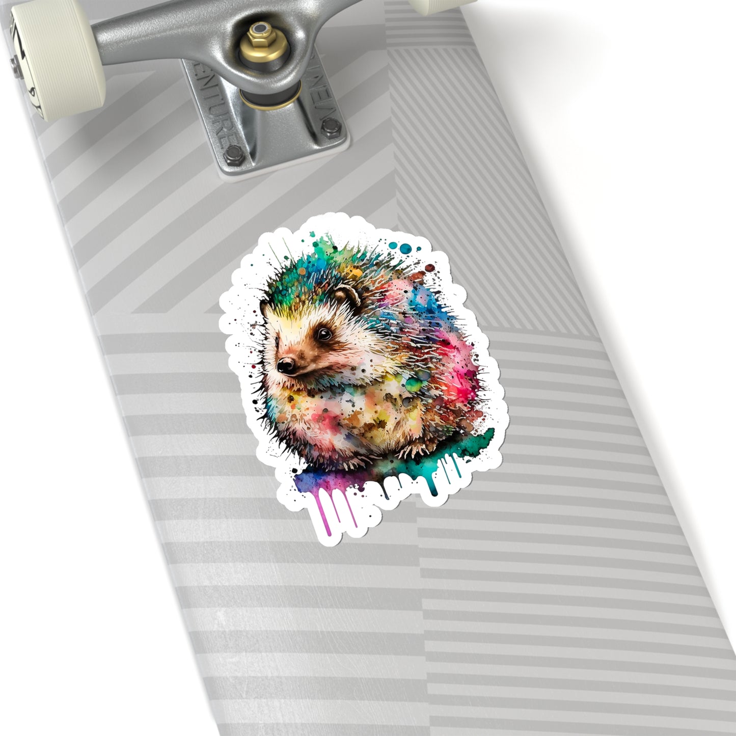 Hedgehog Sticker - Add Some Colorful and Unique Style to Your Tech