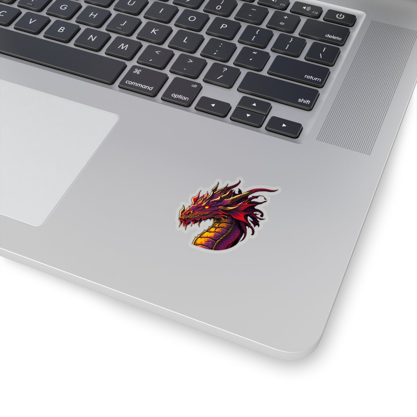 Mighty Red Dragon Sticker - Add Some Mythical and Powerful Style to Your Tech