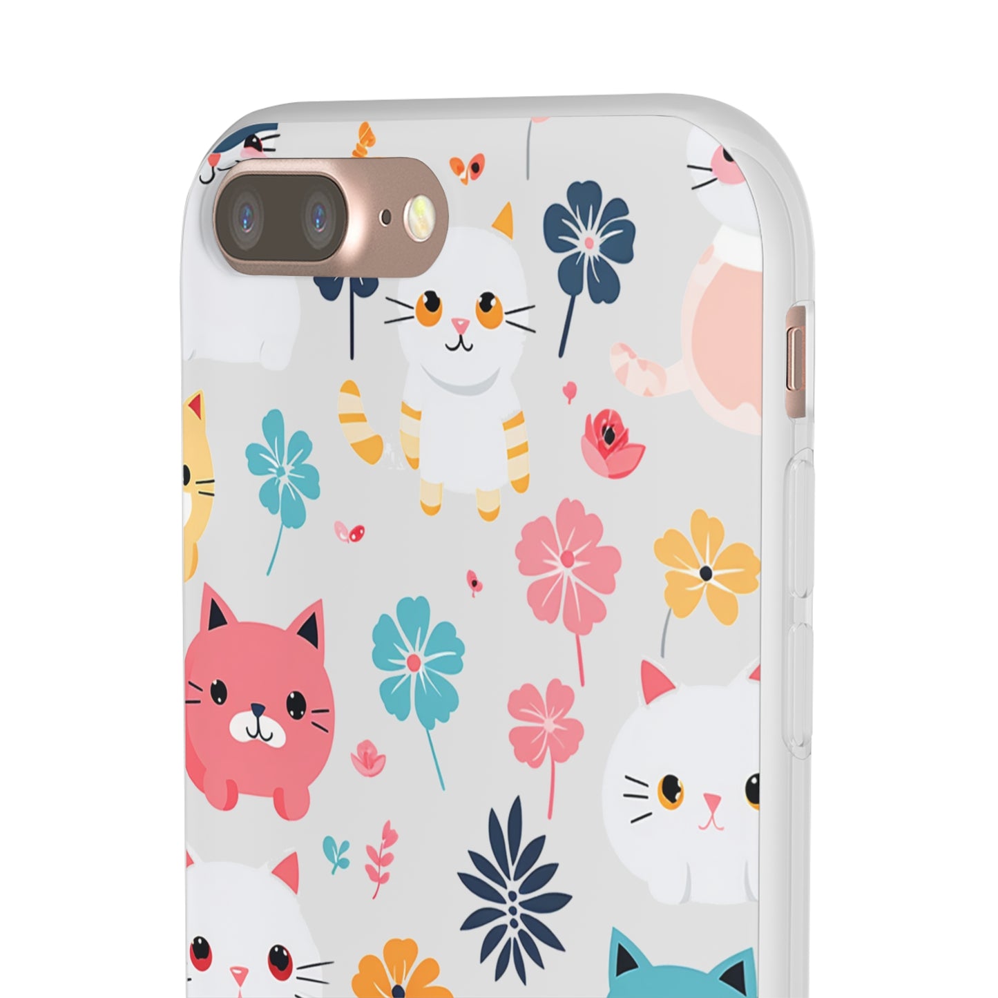 Playful Kittens: Flexi Transparent Phone Case