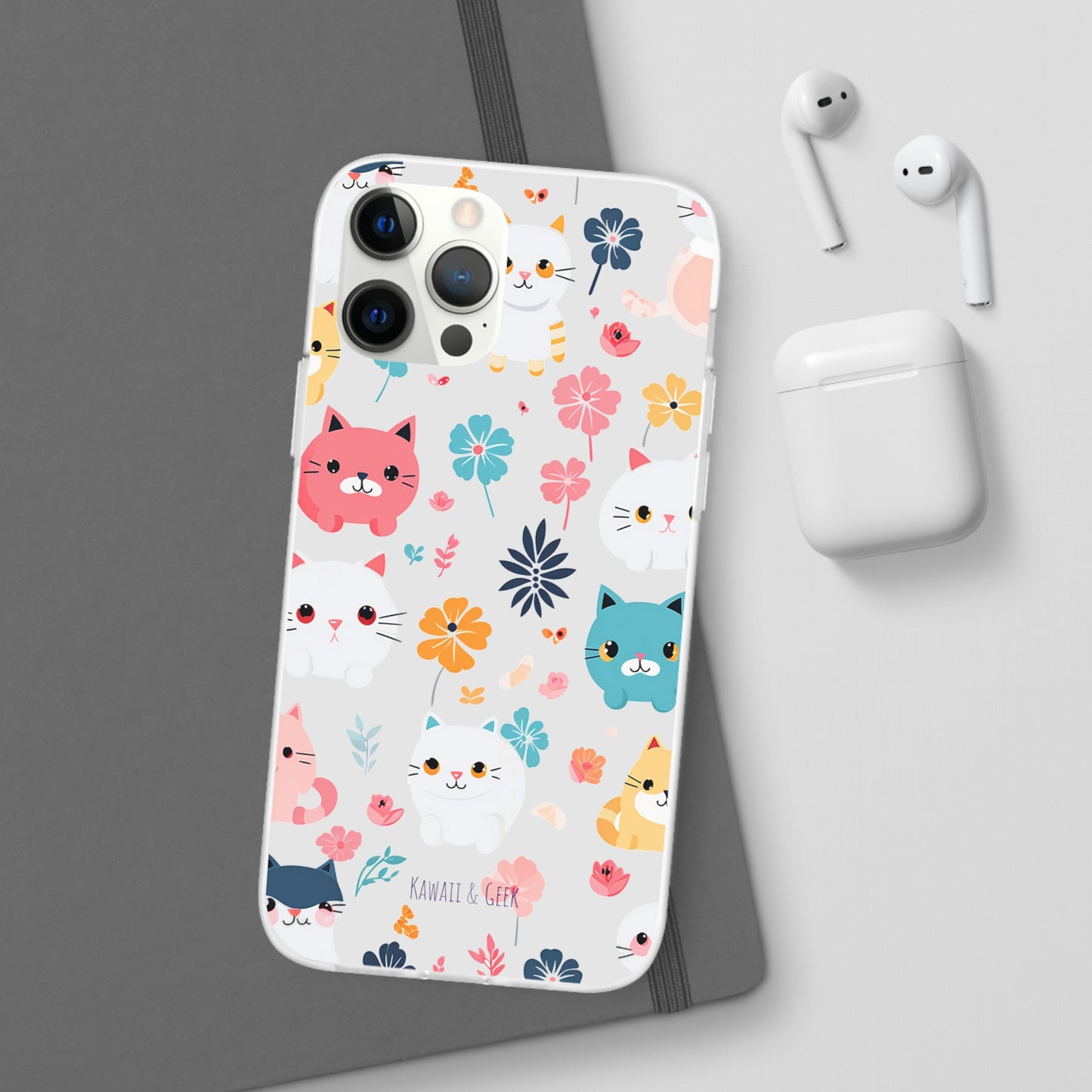 Playful Kittens: Flexi Transparent Phone Case