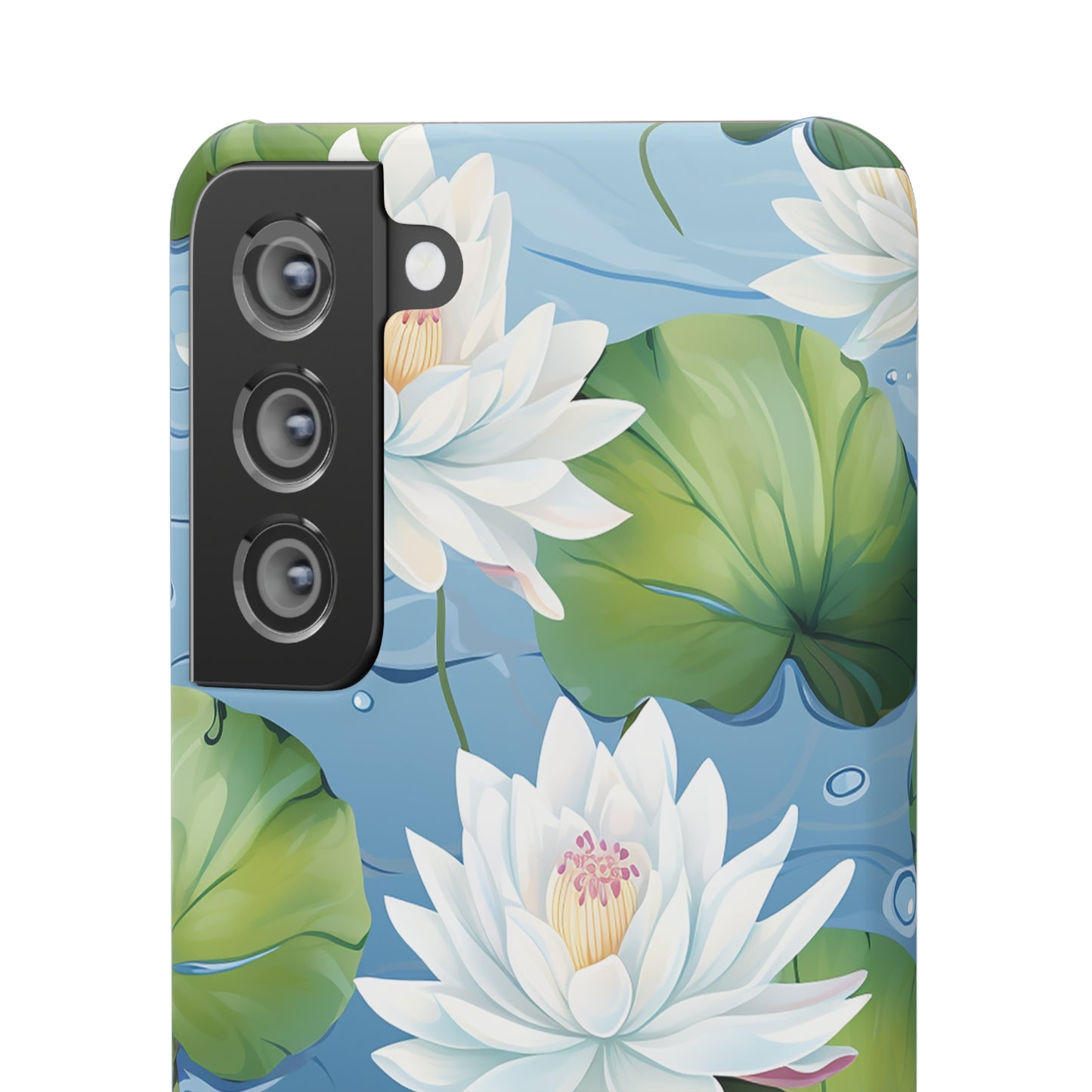 Elegant Water Lilies: Premium Phone Case