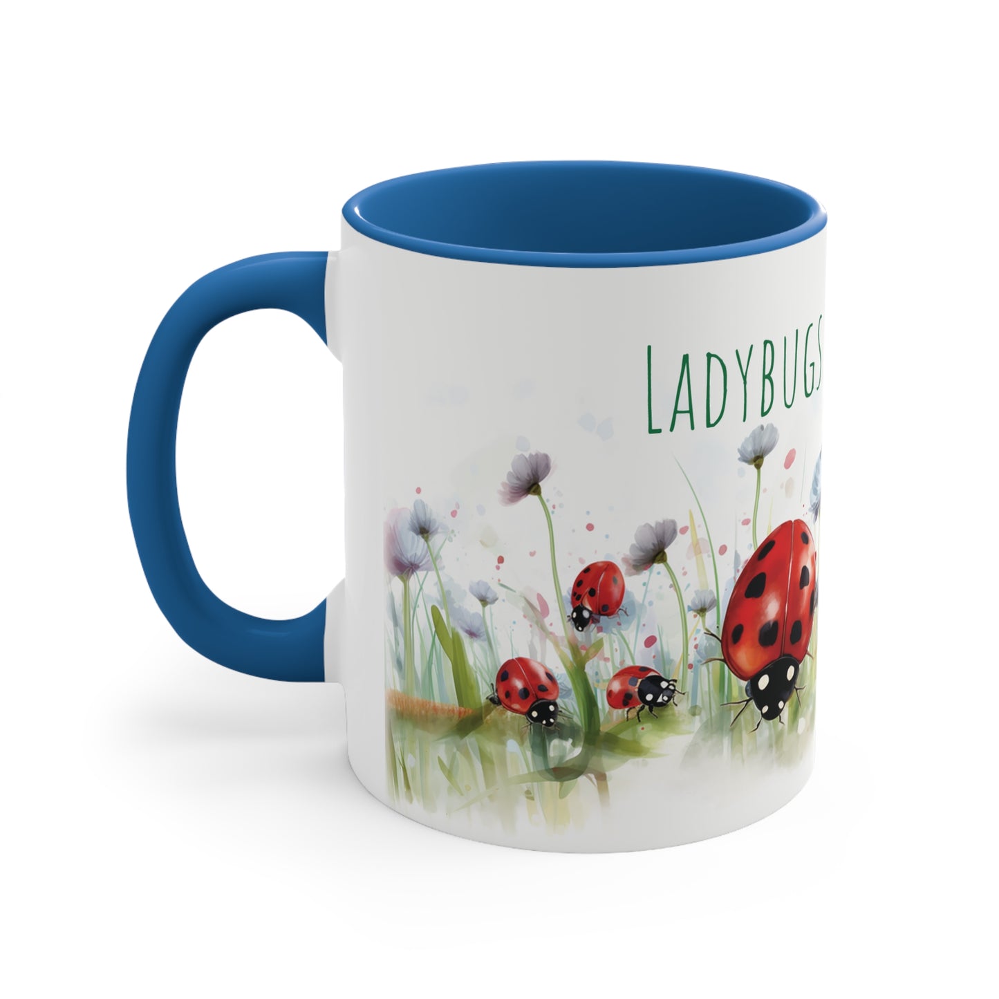 Ladybugs Garden Party Mug - Charming Insect Themed Kitchenware