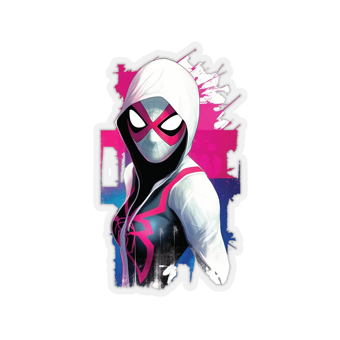 Spider Gwen Stacy Sticker - Add Some Unique and Colorful Style to Your Tech - Spider Man - Miles Morales