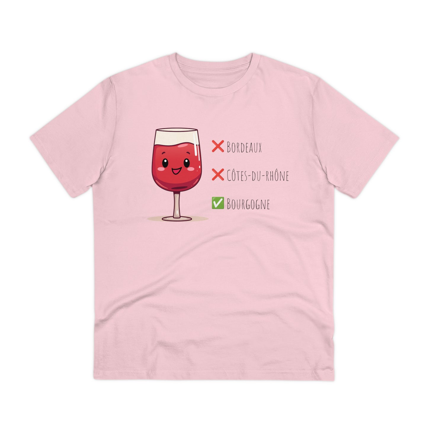 Eco-Friendly 'Bourgogne Wine Wins' T-Shirt - Wine Region Vote, Unisex"