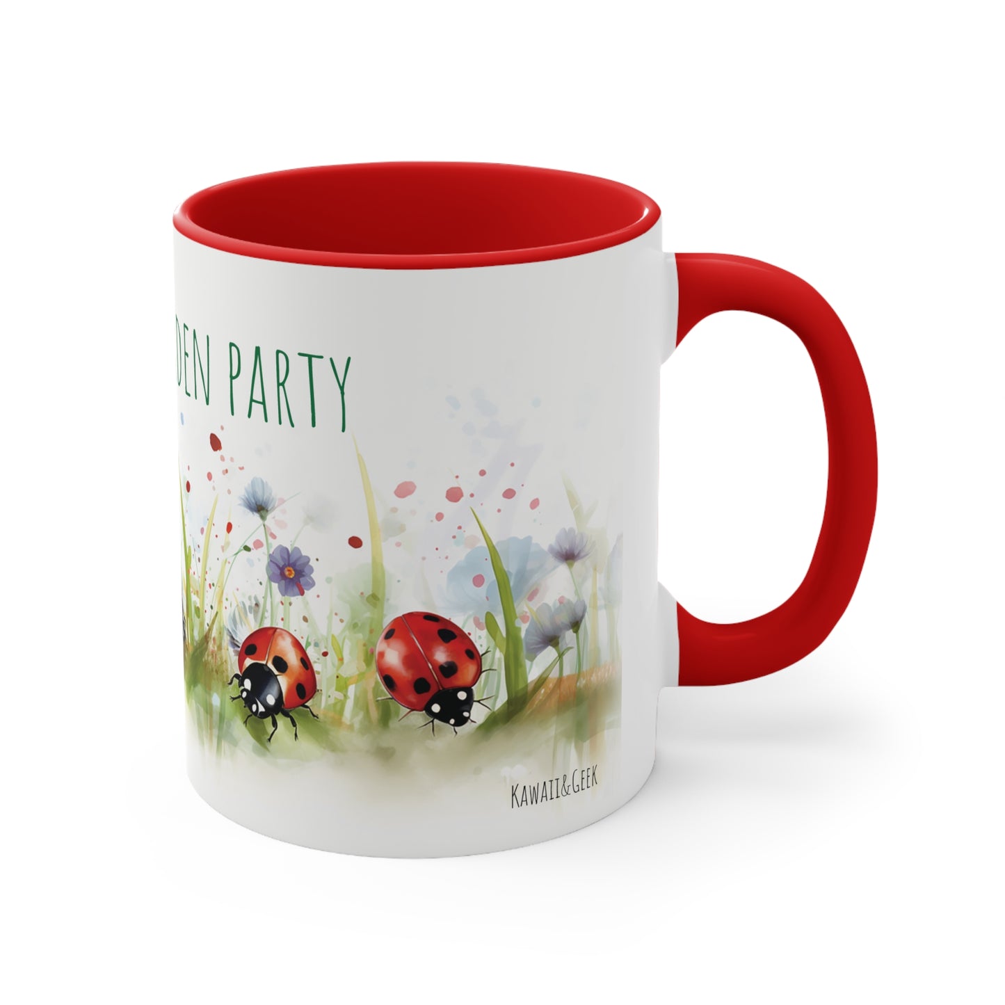 Ladybugs Garden Party Mug - Charming Insect Themed Kitchenware