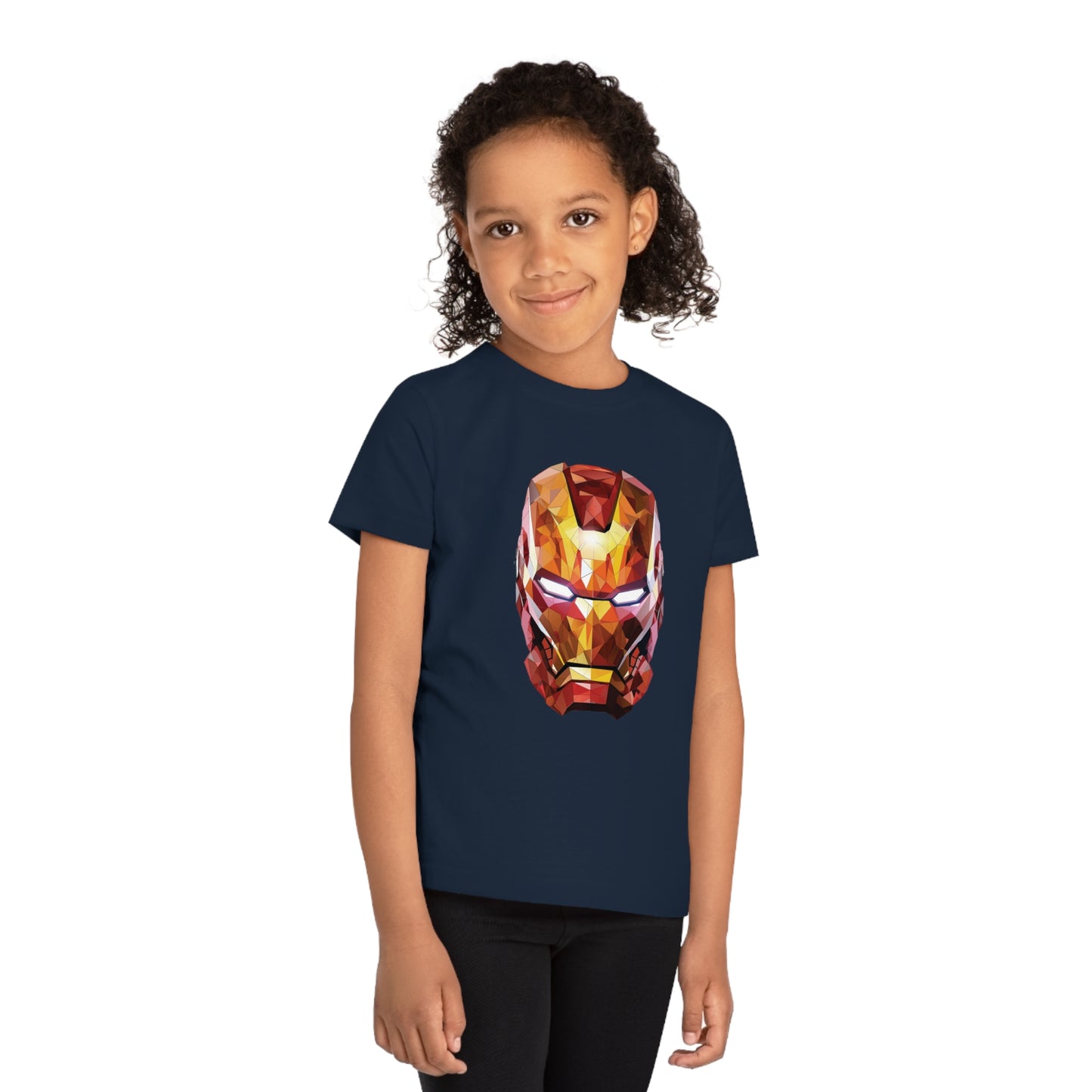 Iron Man Polygonal Kids T-Shirt - Embrace Heroic Style