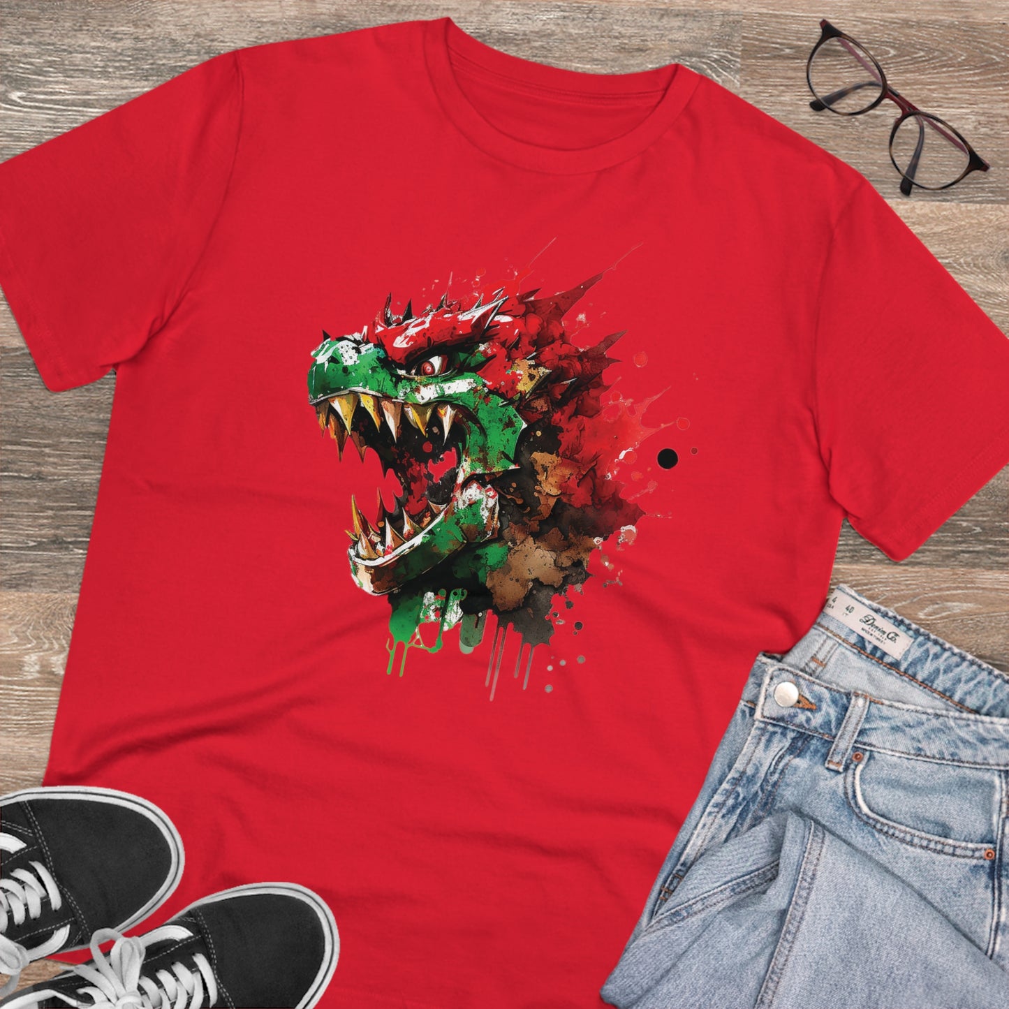 B-owser Unisex T-Shirt - Add Some Artistic and Sustainable Style to Your Wardrobe - Mario