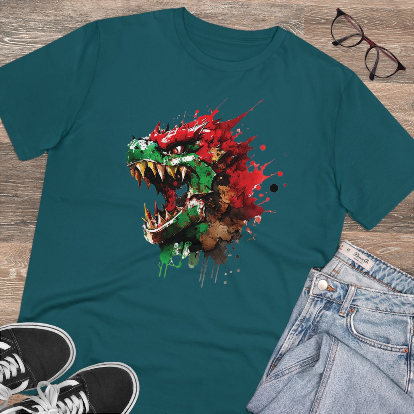 B-owser Unisex T-Shirt - Add Some Artistic and Sustainable Style to Your Wardrobe - Mario