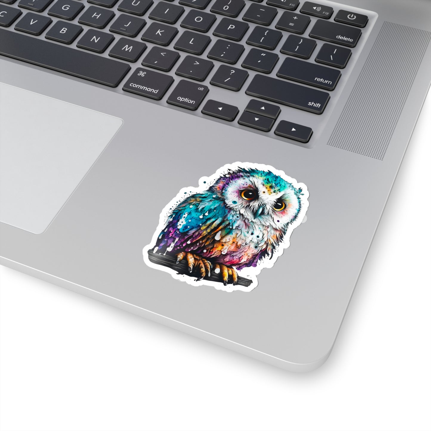 White Owl Sticker - Add Some Adorable and Unique Style to Your Tech