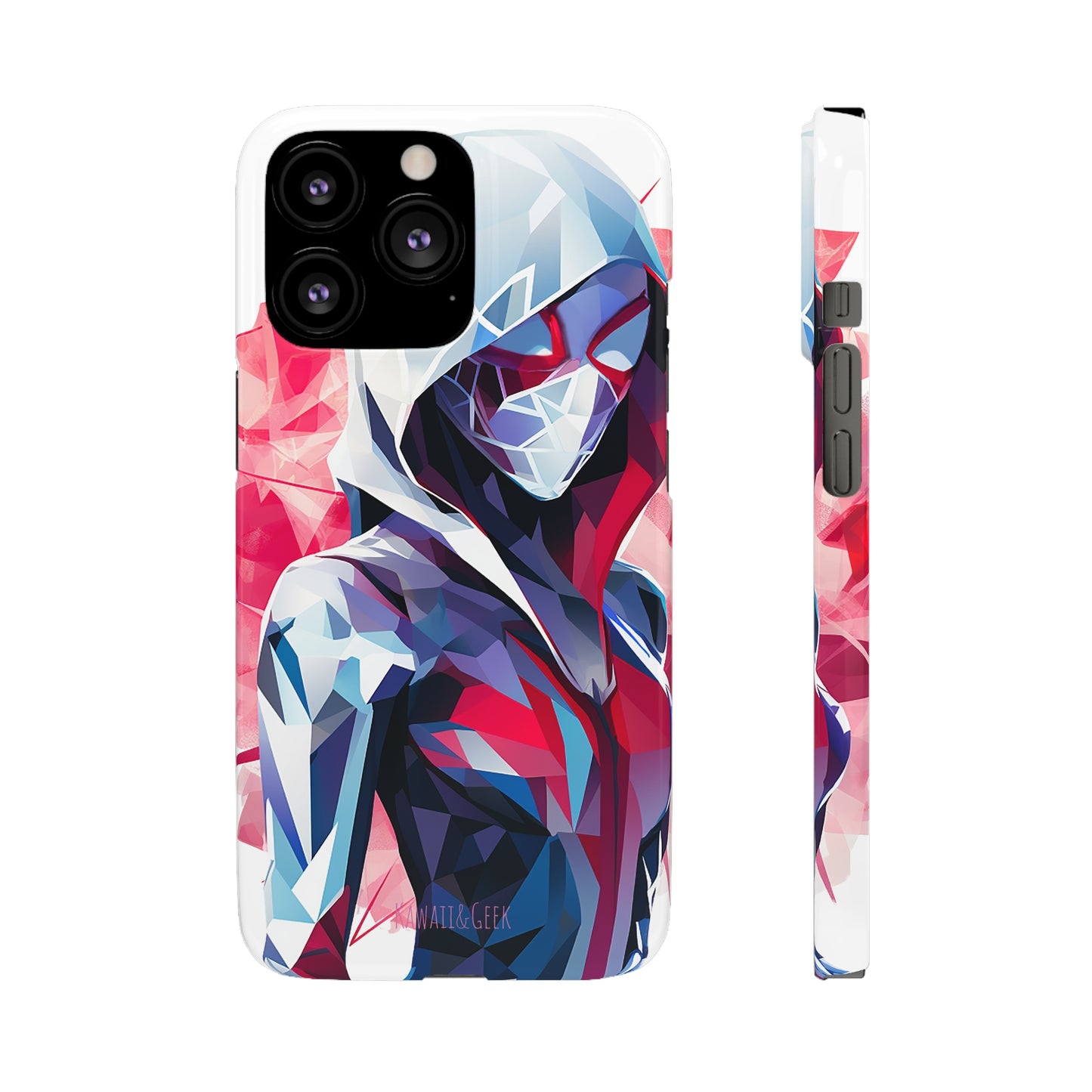 Spider Gwen Stacy Phone Case - Add Some Geometric and Heroic Style to Your Phone - Miles Morales