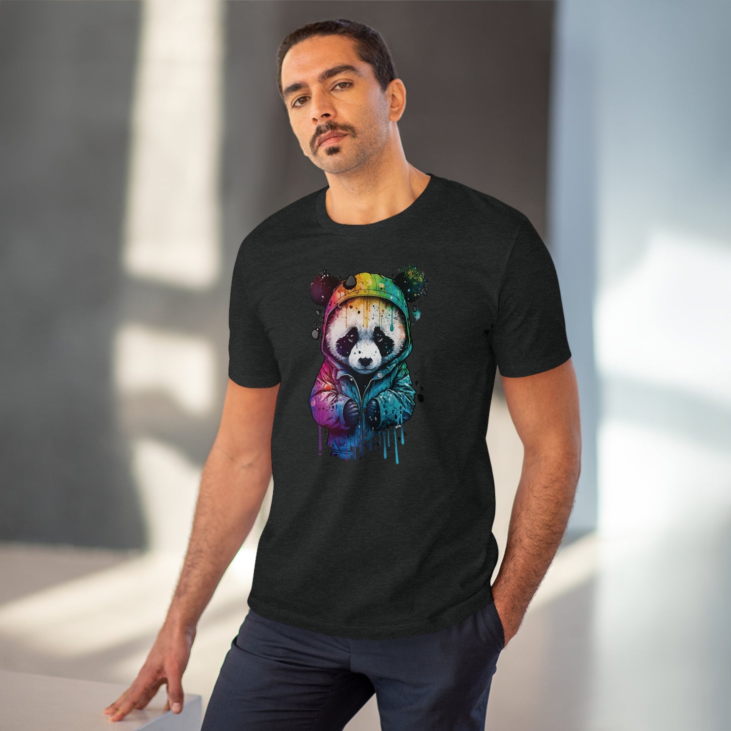 Panda Organic Unisex T-Shirt - Add Some Fun and Eco-Friendly Style to Your Wardrobe