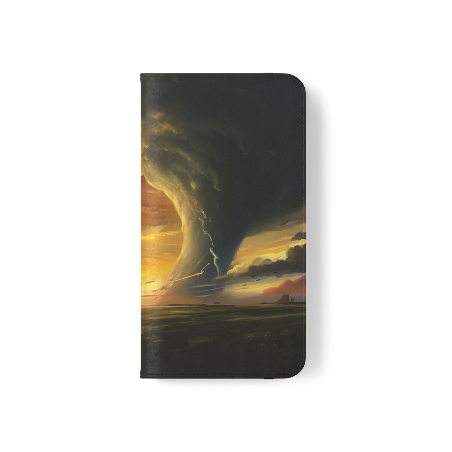 Apocalyptic Tornado Kids Flip Phone Case