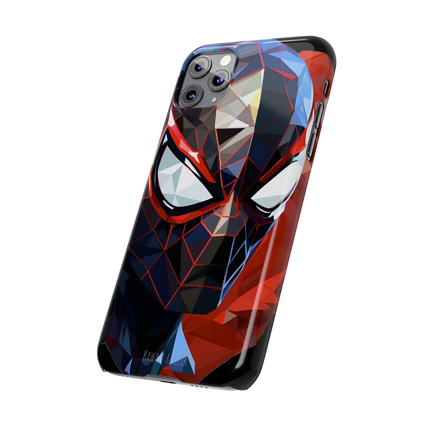 Miles Morales Slim Phone Case iPhone 15 Compatible - Embrace Superhero Style - Spider Man