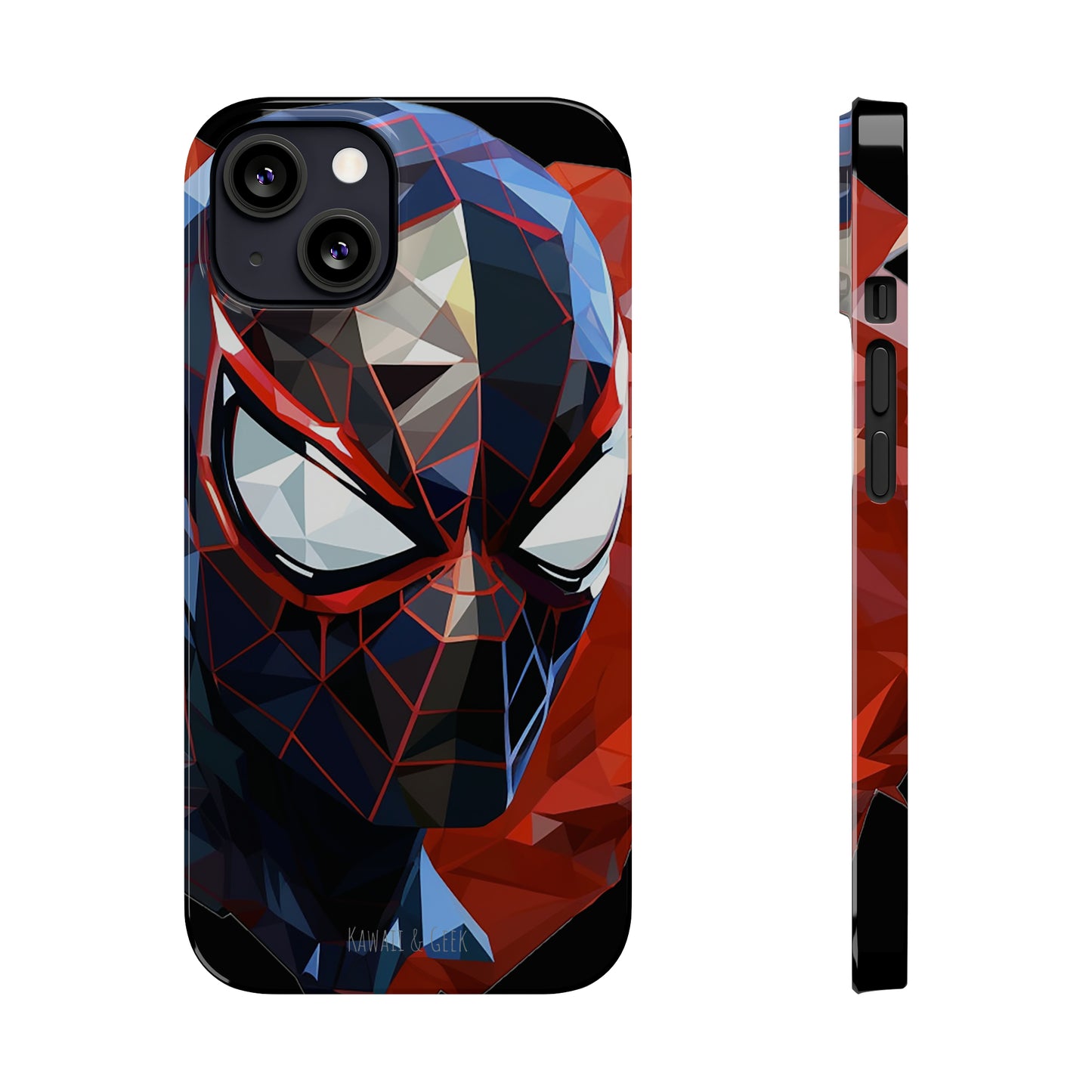 Miles Morales Slim Phone Case iPhone 15 Compatible - Embrace Superhero Style - Spider Man