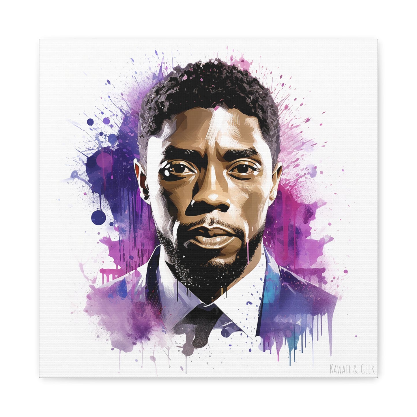 Chadwick Boseman Tribute Cotton Canvas