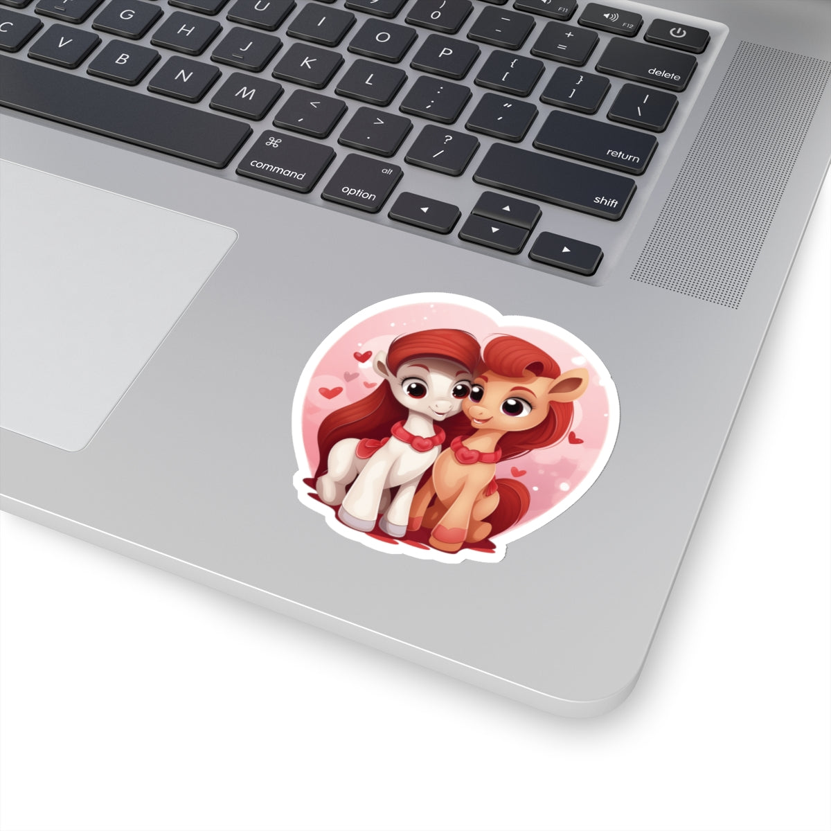 Valentine's Pony Couple Sticker