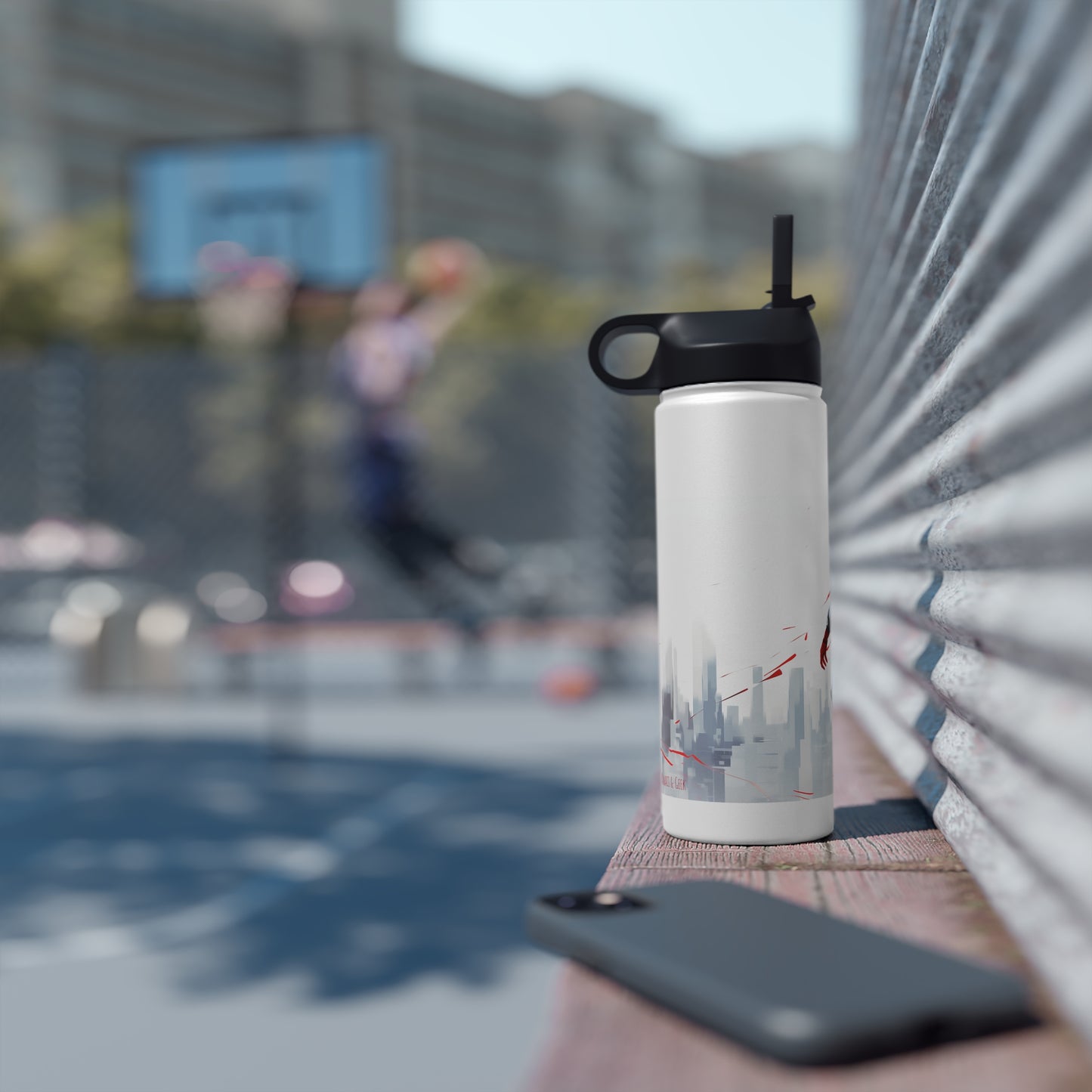 Miles Morales bottle : Sleek Stainless Steel Hydration