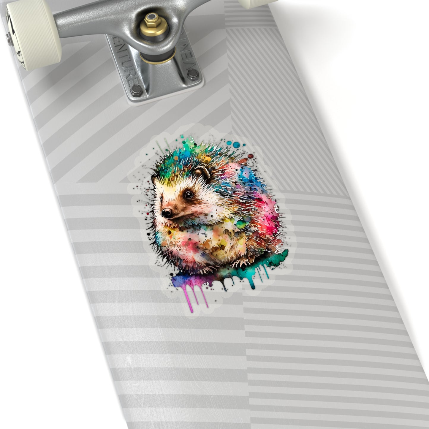 Hedgehog Sticker - Add Some Colorful and Unique Style to Your Tech