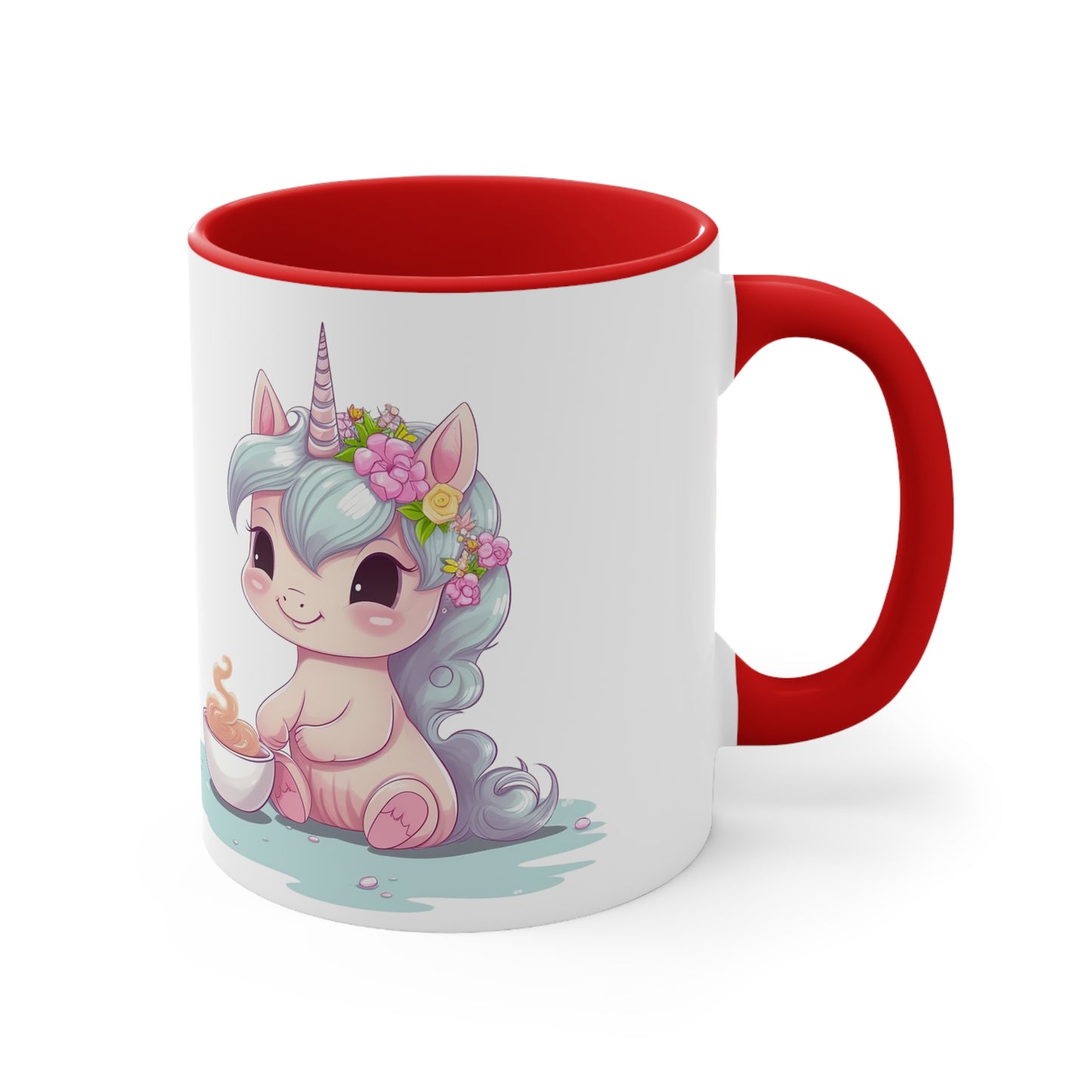 Cute Unicorn Mug : "I'd Love To, But... Unicorn Tea Time"
