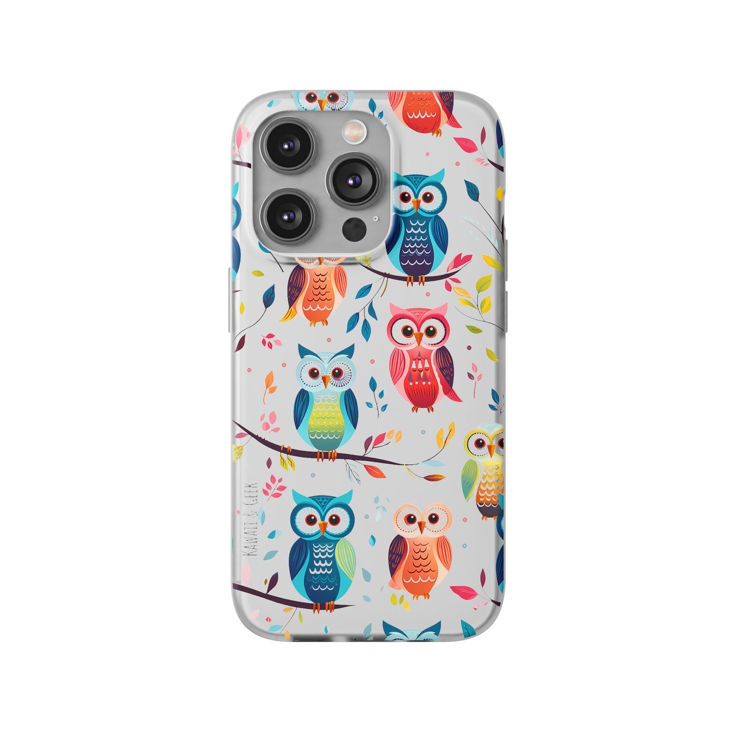 Whimsical Owl Flexi and Transparent Phone Case