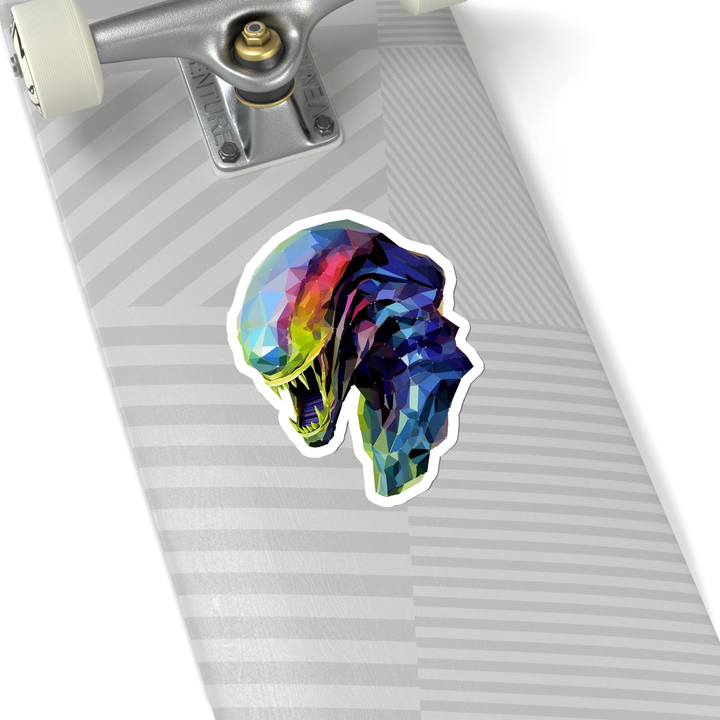 Alien Xenomorph Sticker - Radiant Extraterrestrial Menace