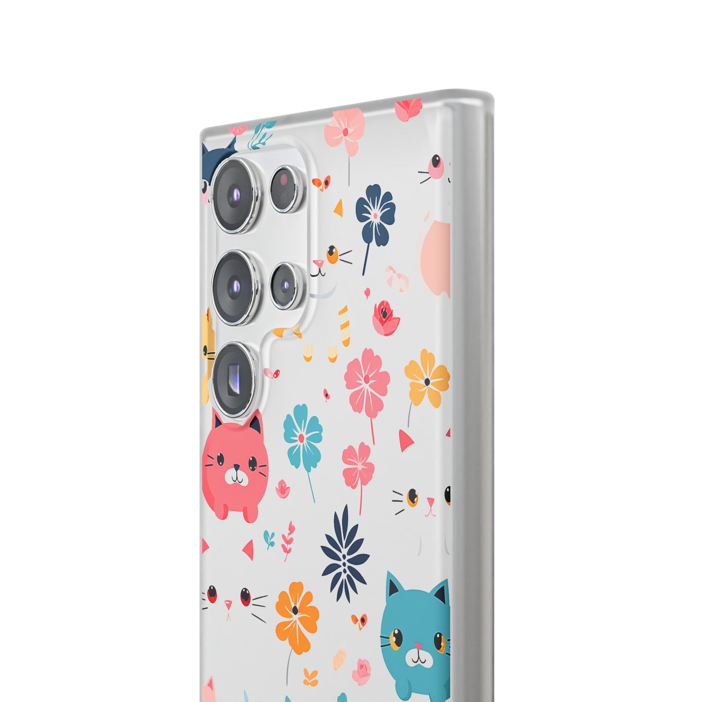 Playful Kittens: Flexi Transparent Phone Case