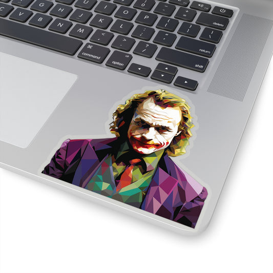 The Joker Heath Ledger Sticker - A Faceted Tribute to a Legendary Performance