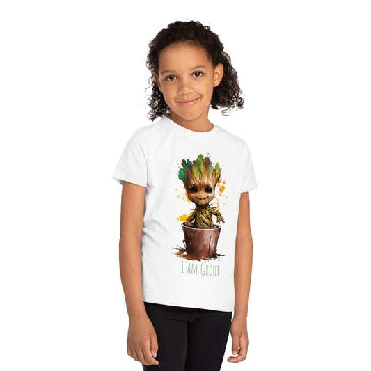 Baby Groot Kids Eco-Friendly T-Shirt - Embrace Nature's Cuteness in Style