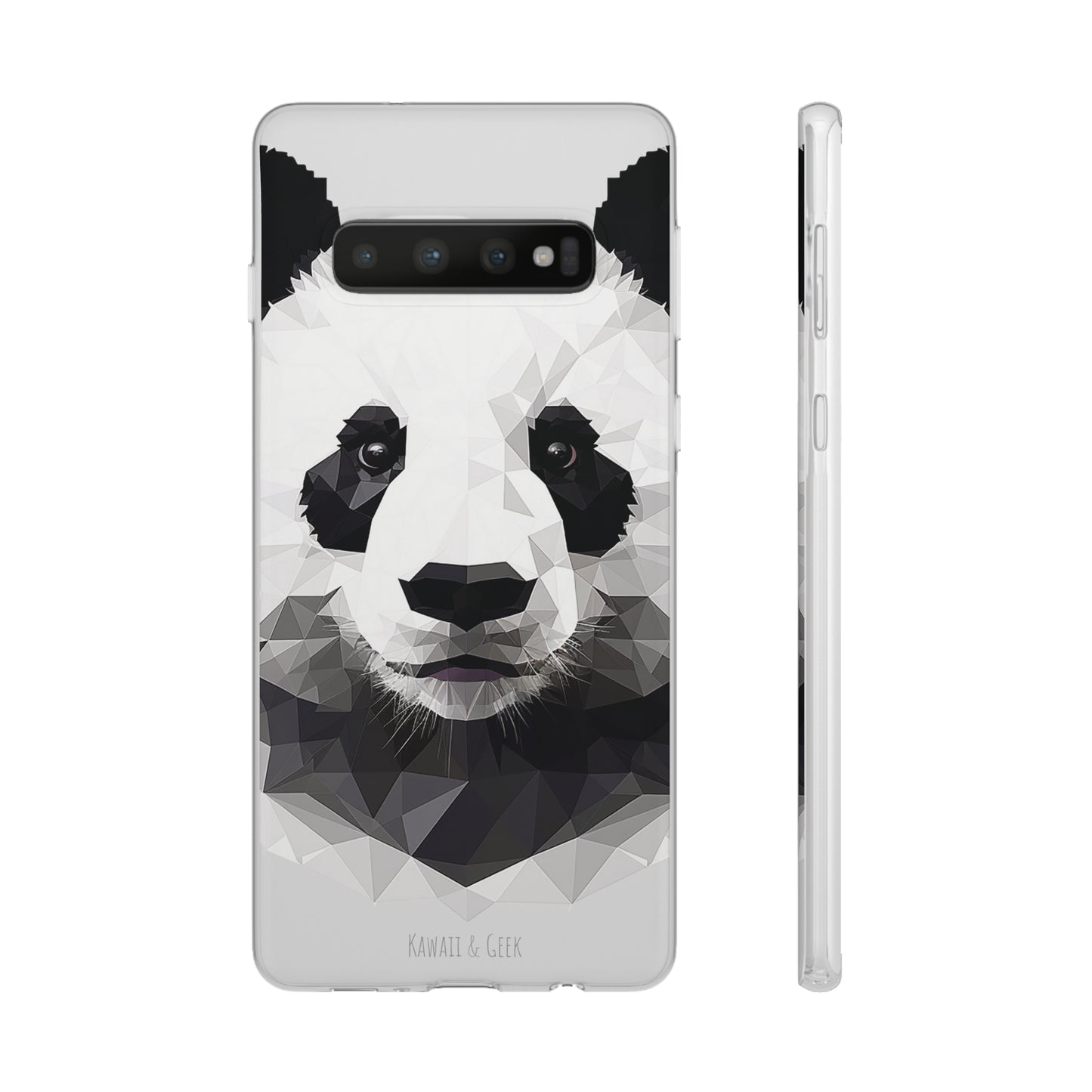 Cute Polygonal Panda Flexi phone Case - Protect Your Phone with Some Unique and Adorable Style