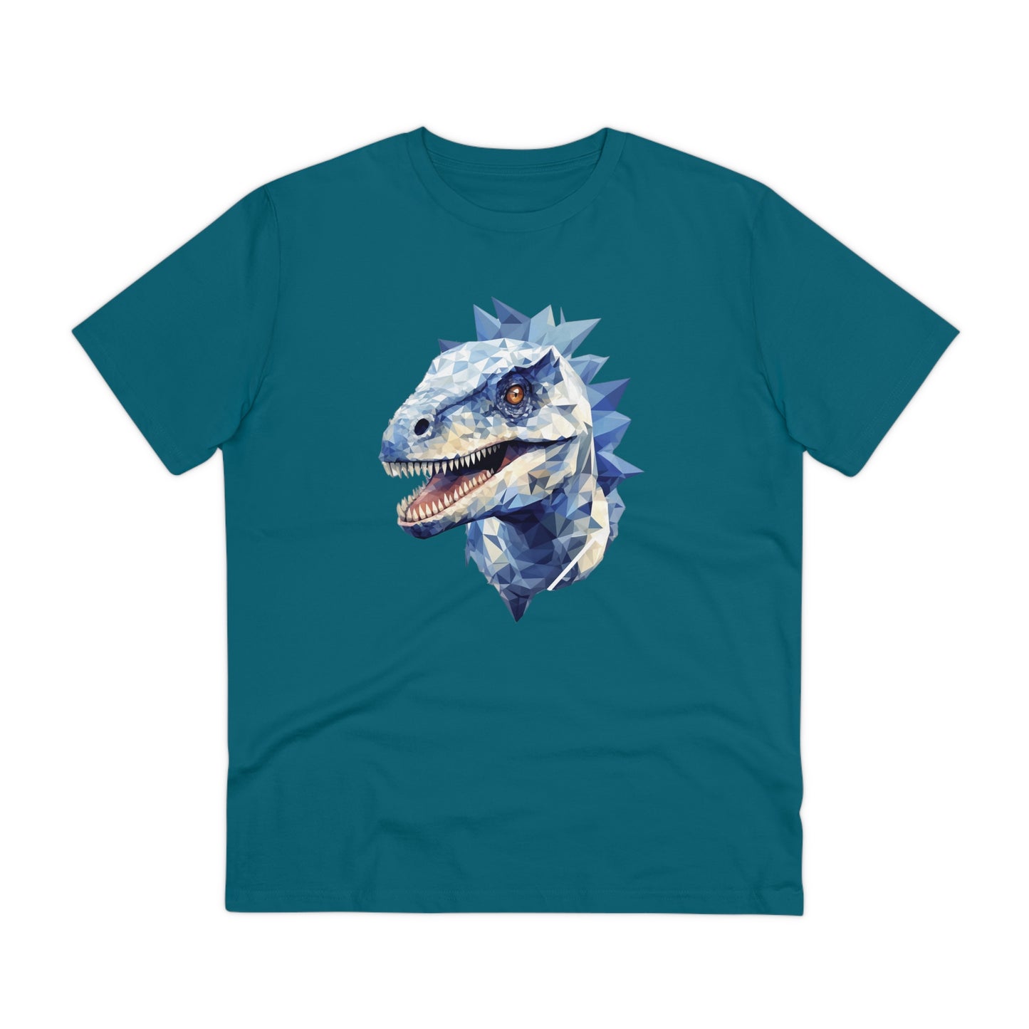 Velociraptor Polygonal T-Shirt - Embrace Fierce Jurassic Style