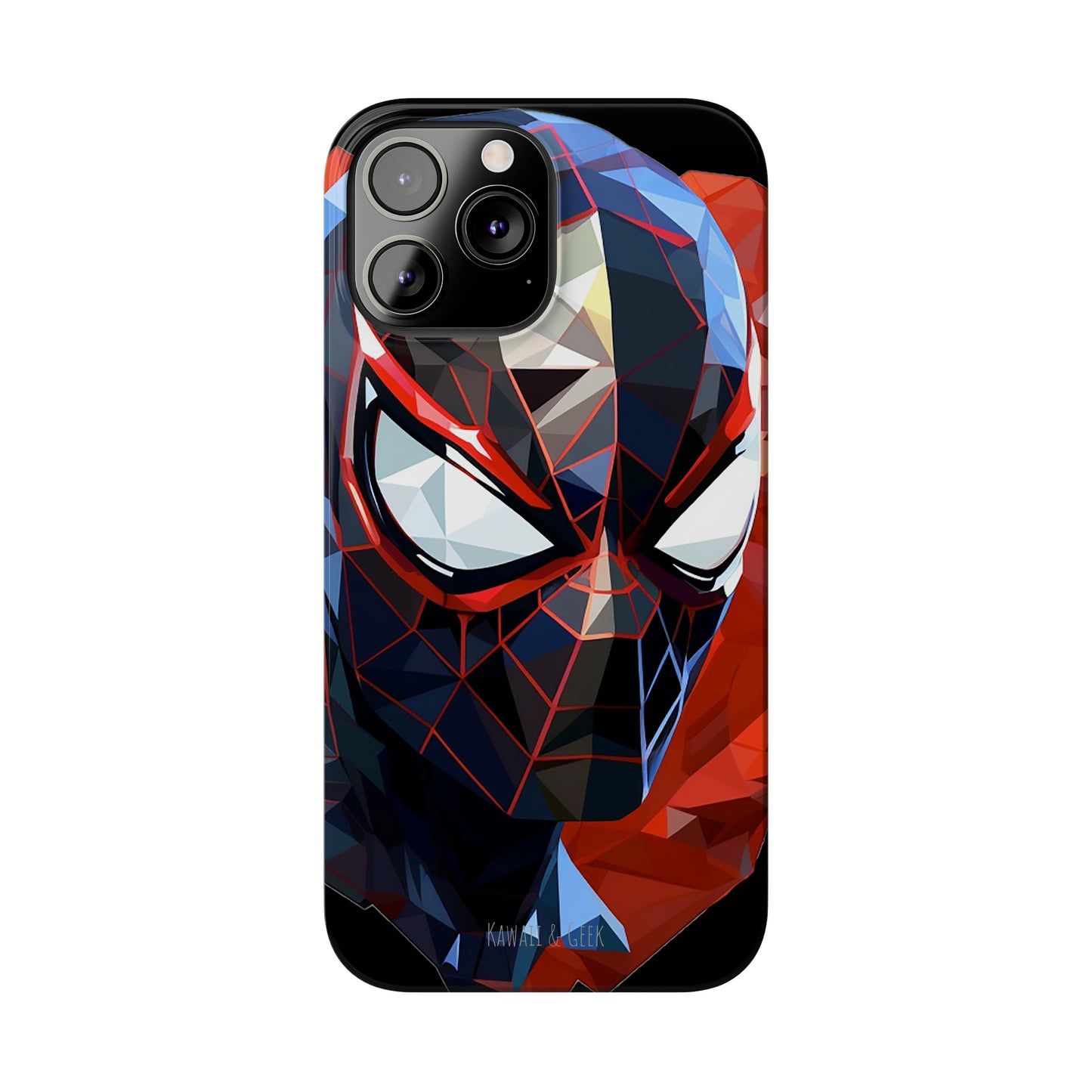 Miles Morales Slim Phone Case iPhone 15 Compatible - Embrace Superhero Style - Spider Man