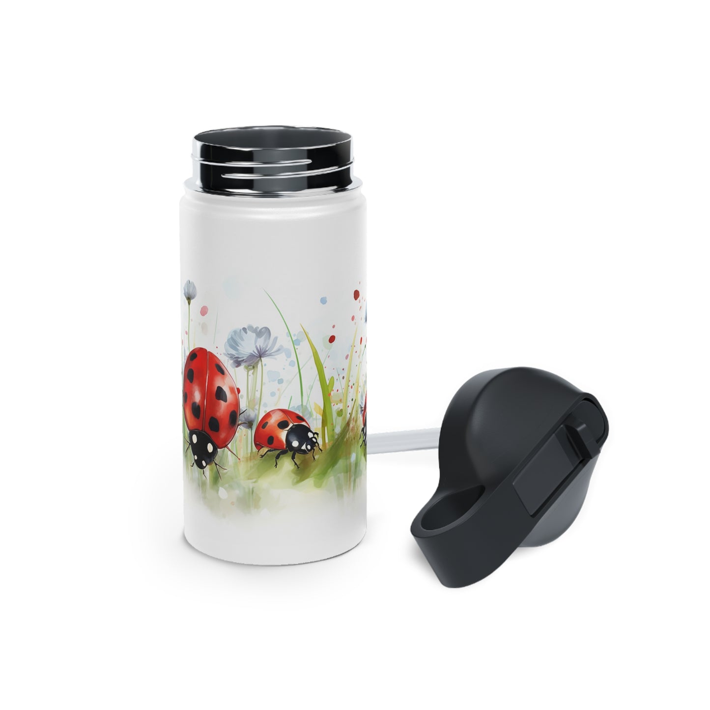 Ladybugs Garden Party: Stainless Steel Bottle
