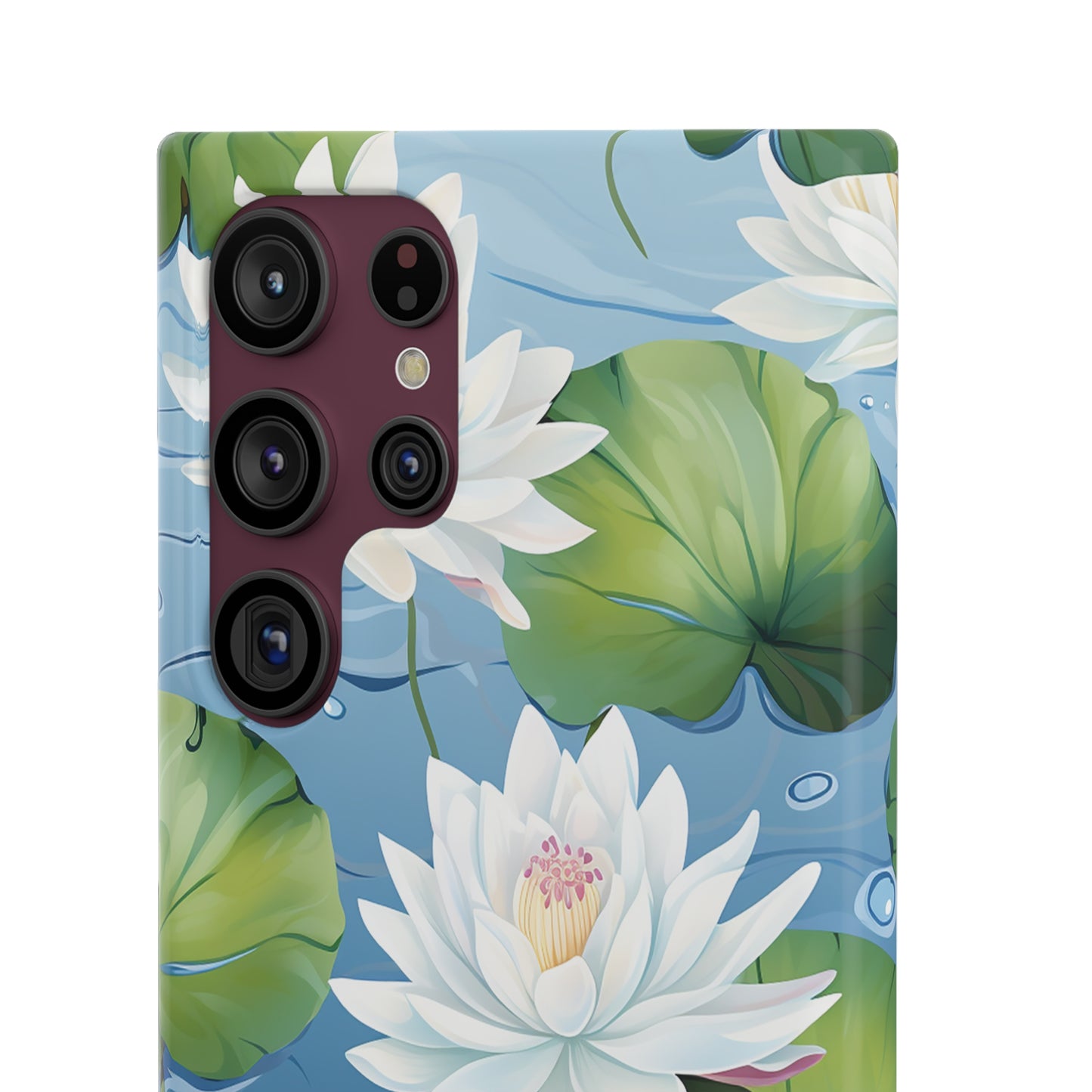 Elegant Water Lilies: Premium Phone Case