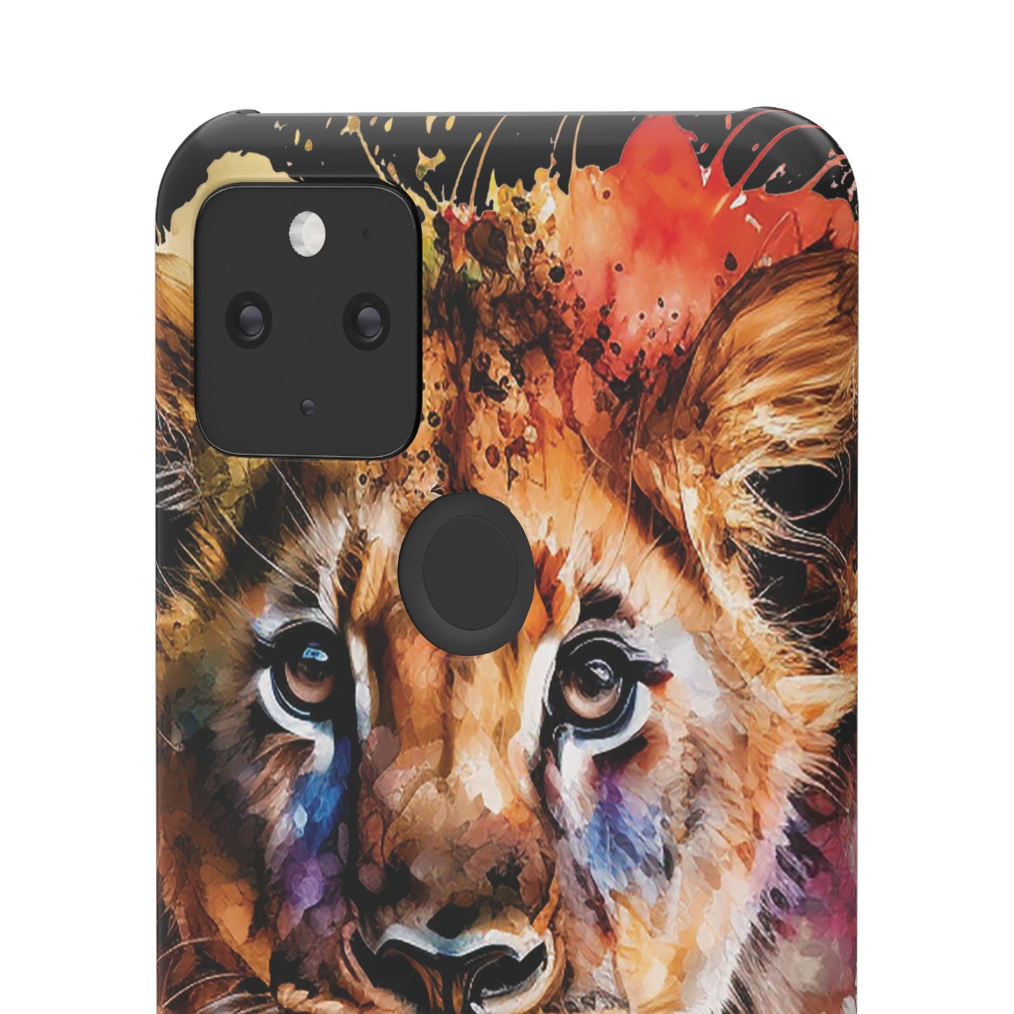 Phone Case Watercolor Lion Cub